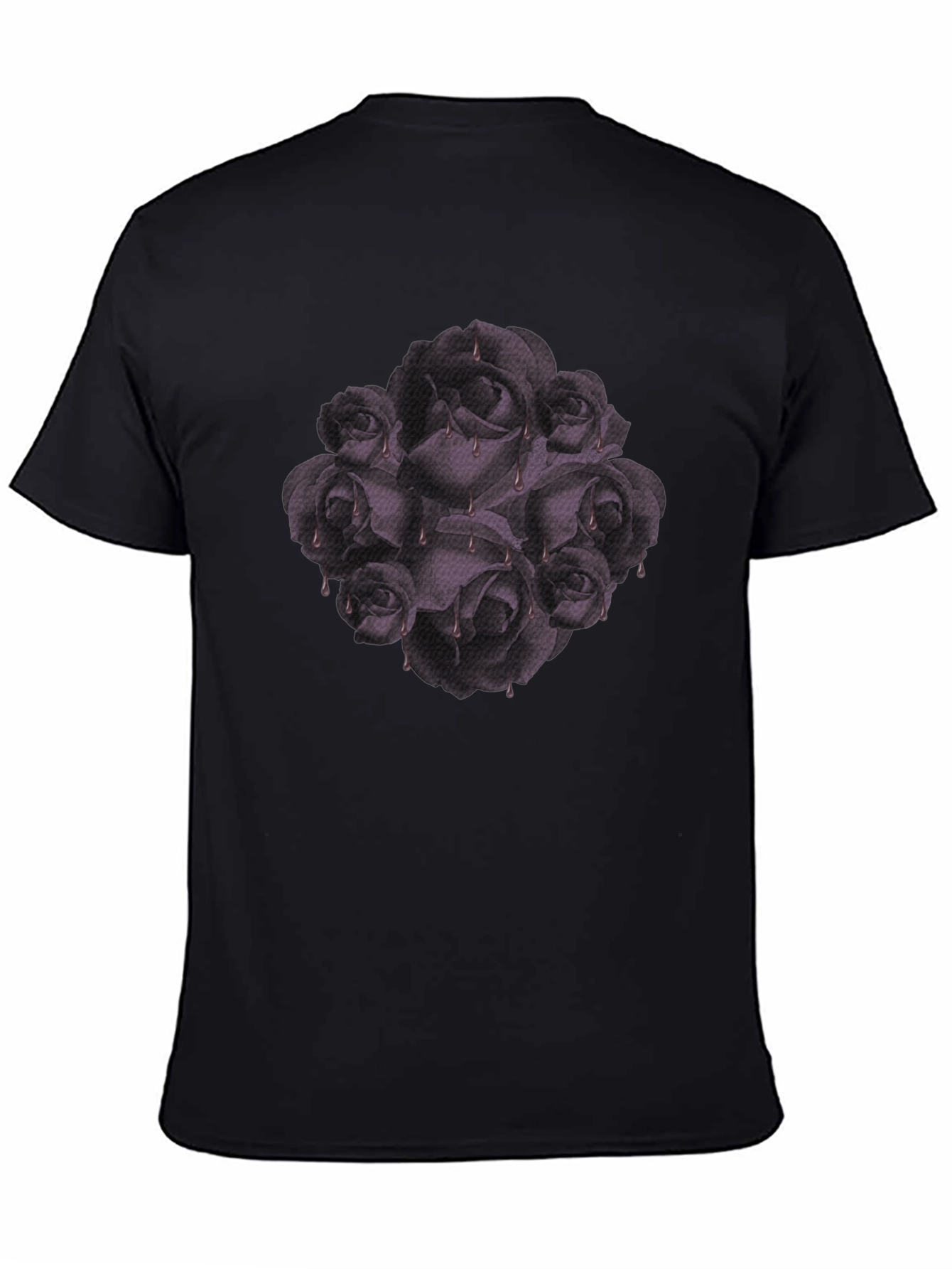 Gothic Roses T-Shirt - Dark Floral Graphic Tee