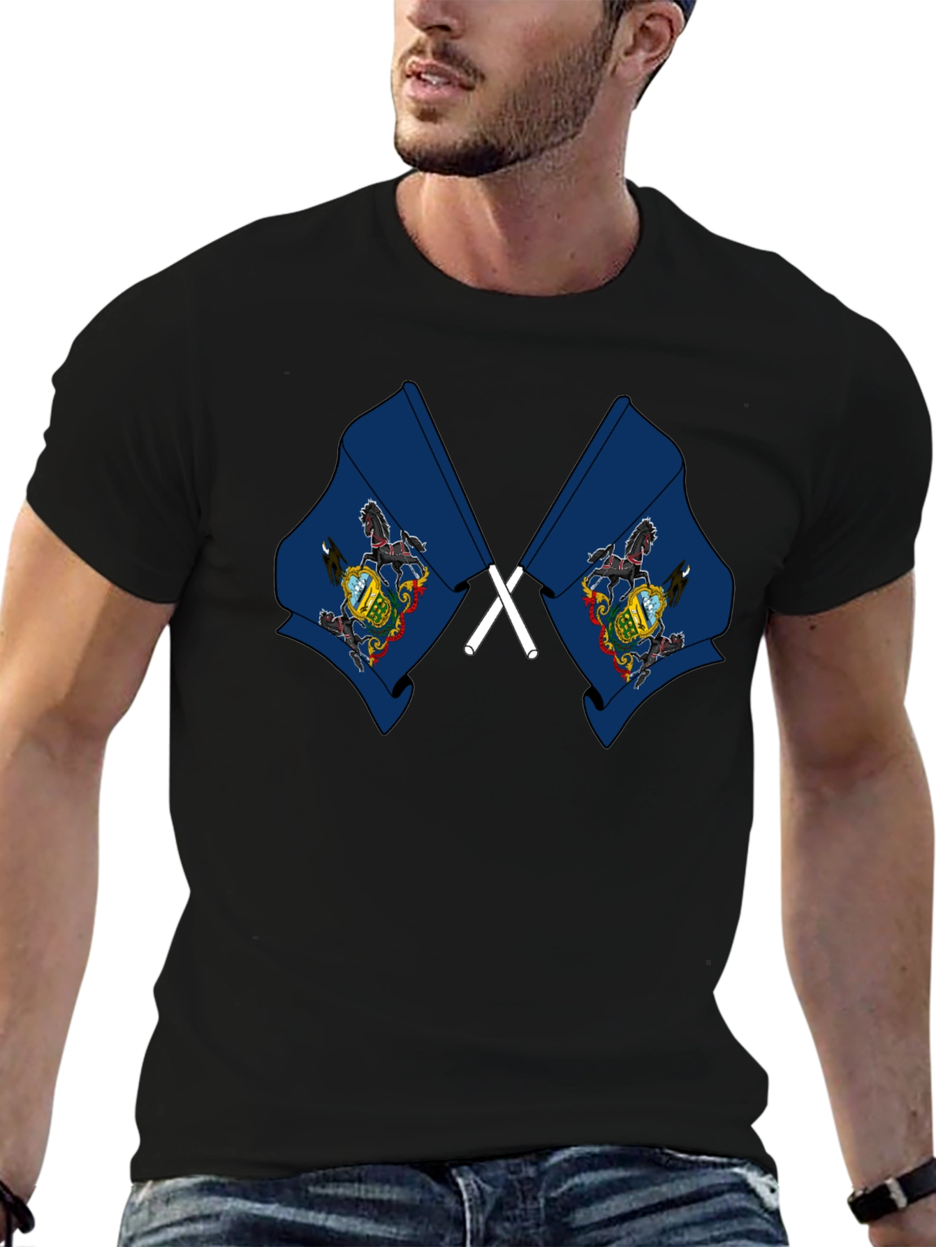 Pennsylvania Flag T-Shirt - State Pride Tee