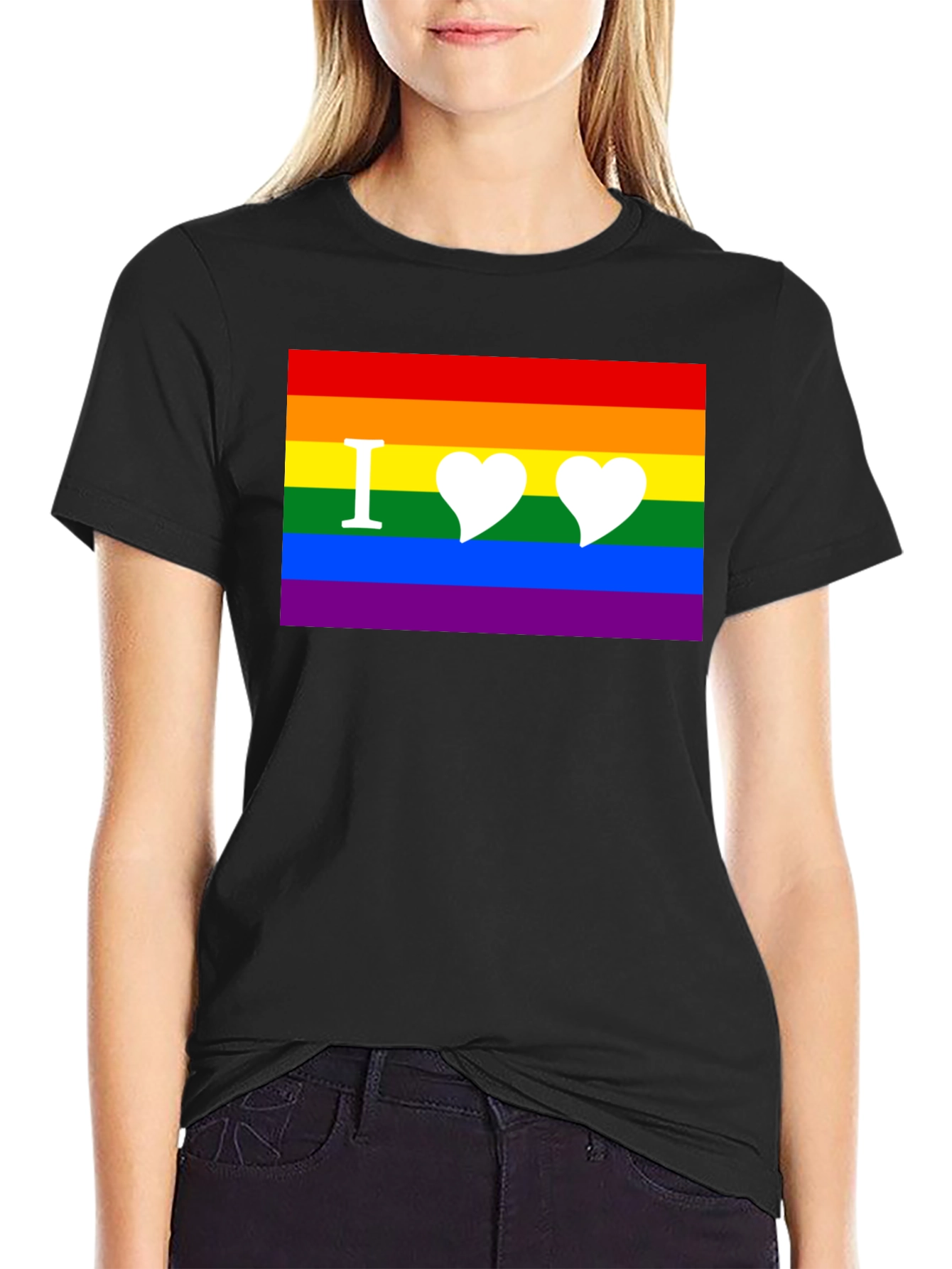 I Love Rainbow Flag T-Shirt - Pride Apparel