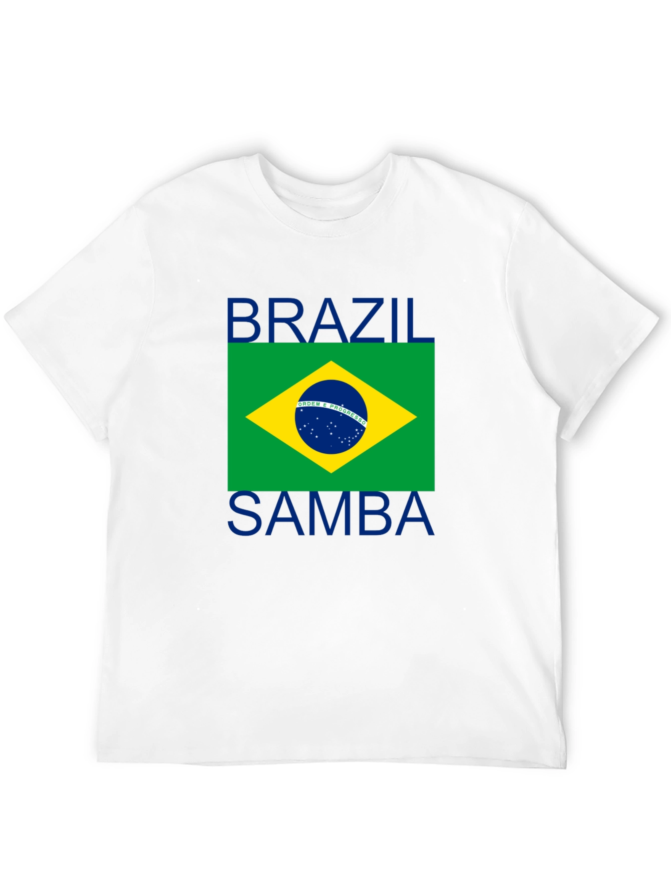 Brazil Samba T-Shirt - Black Crew Neck