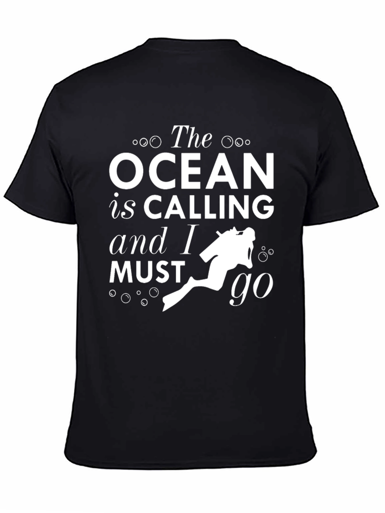Ocean Calling Diver Graphic T-Shirt