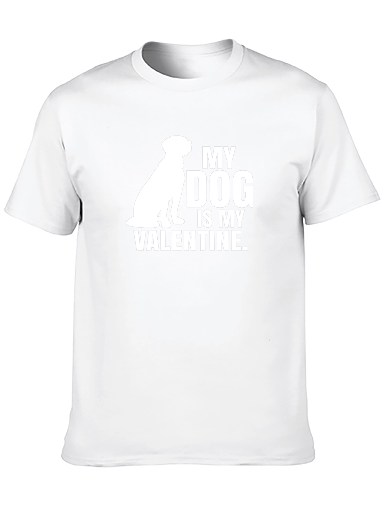 My Dog Is My Valentine T-Shirt – Cute Dog Lover Valentine Tee