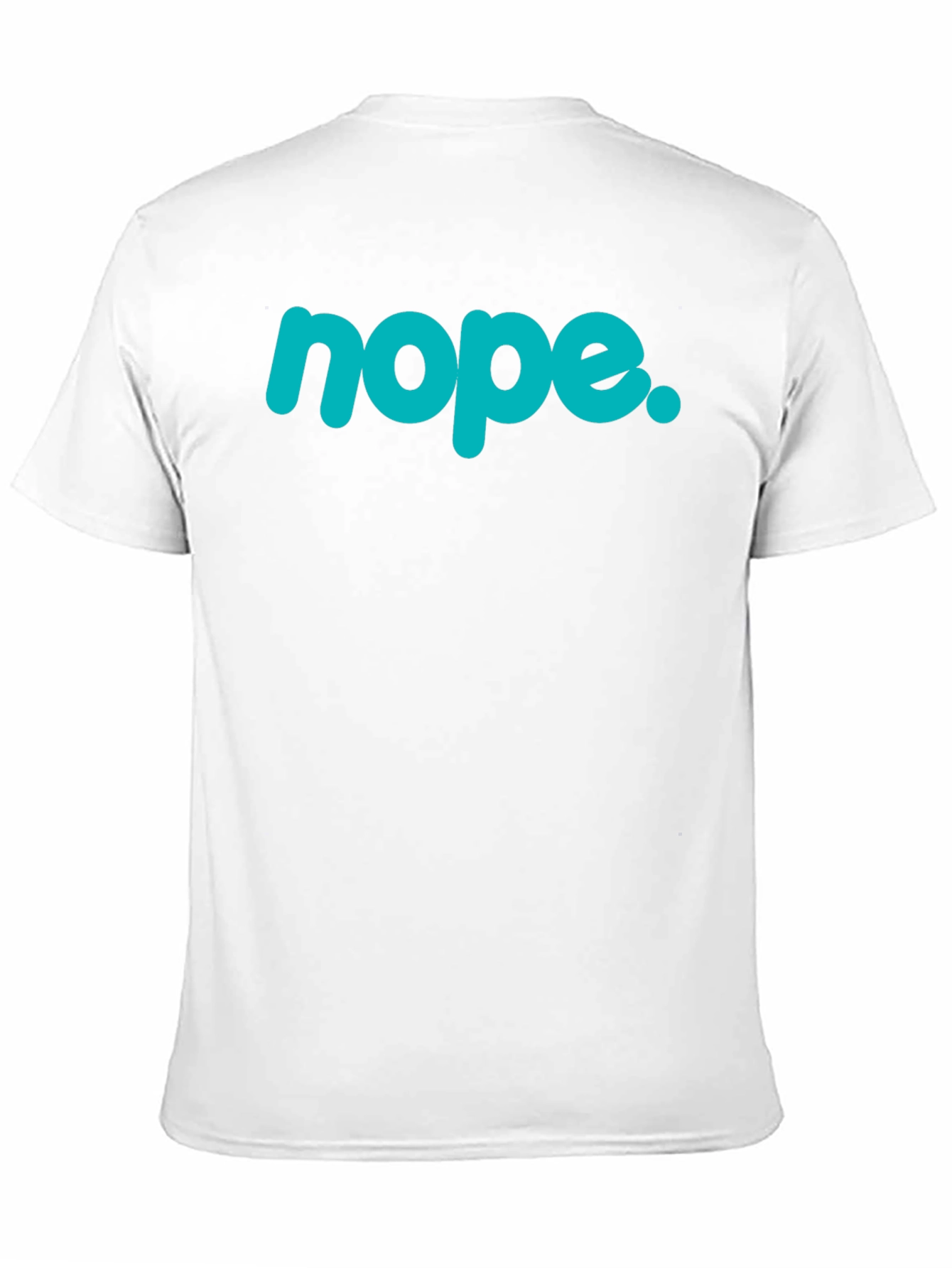 Nope Graphic Tee - Casual Style Black T-Shirt