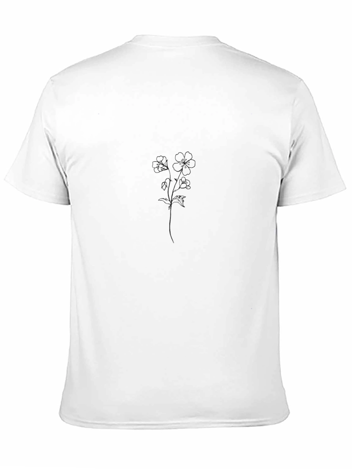 Mens Black Crew Neck T-Shirt - Casual Comfort