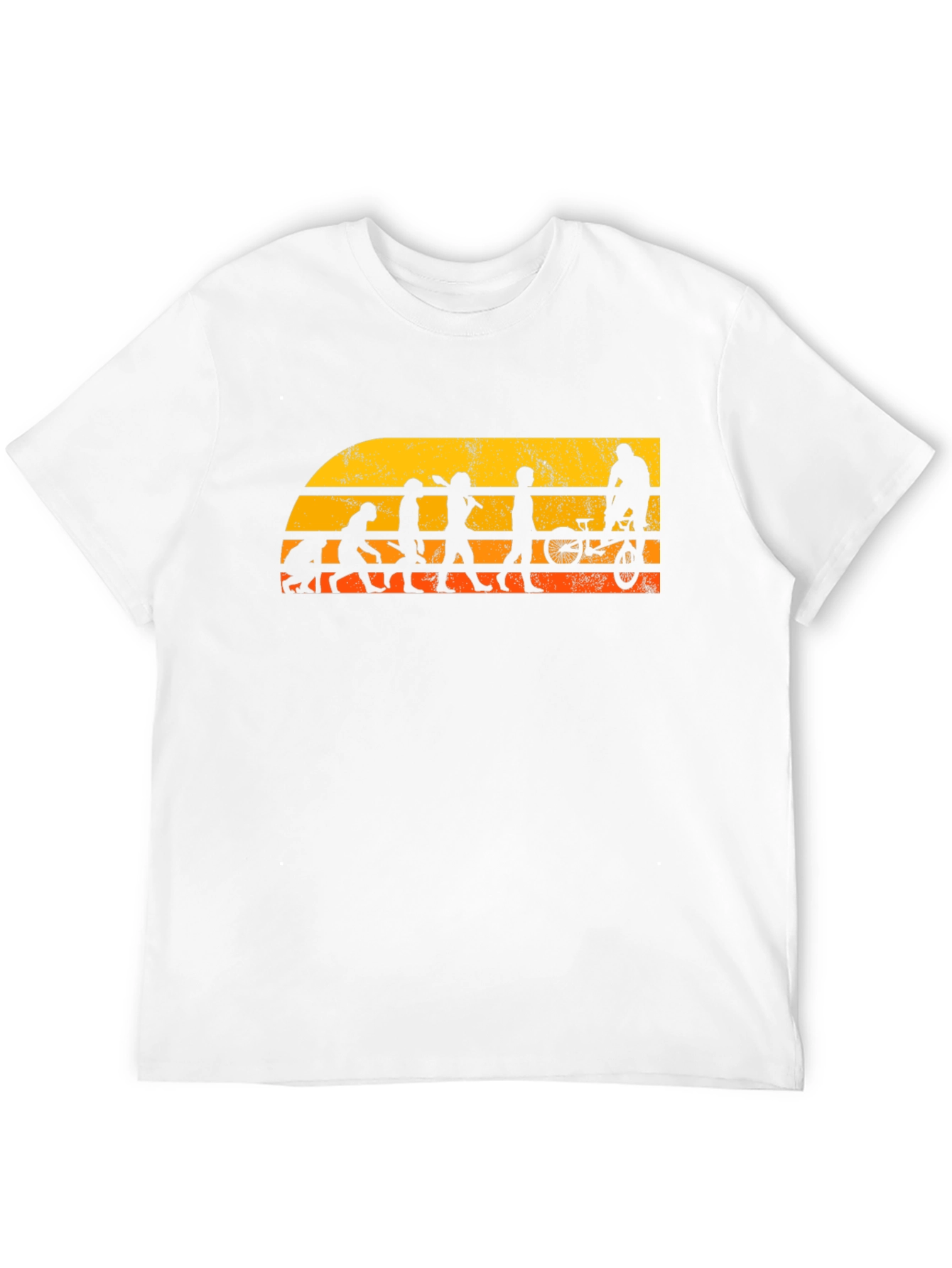 Evolution of Biking Graphic T-Shirt