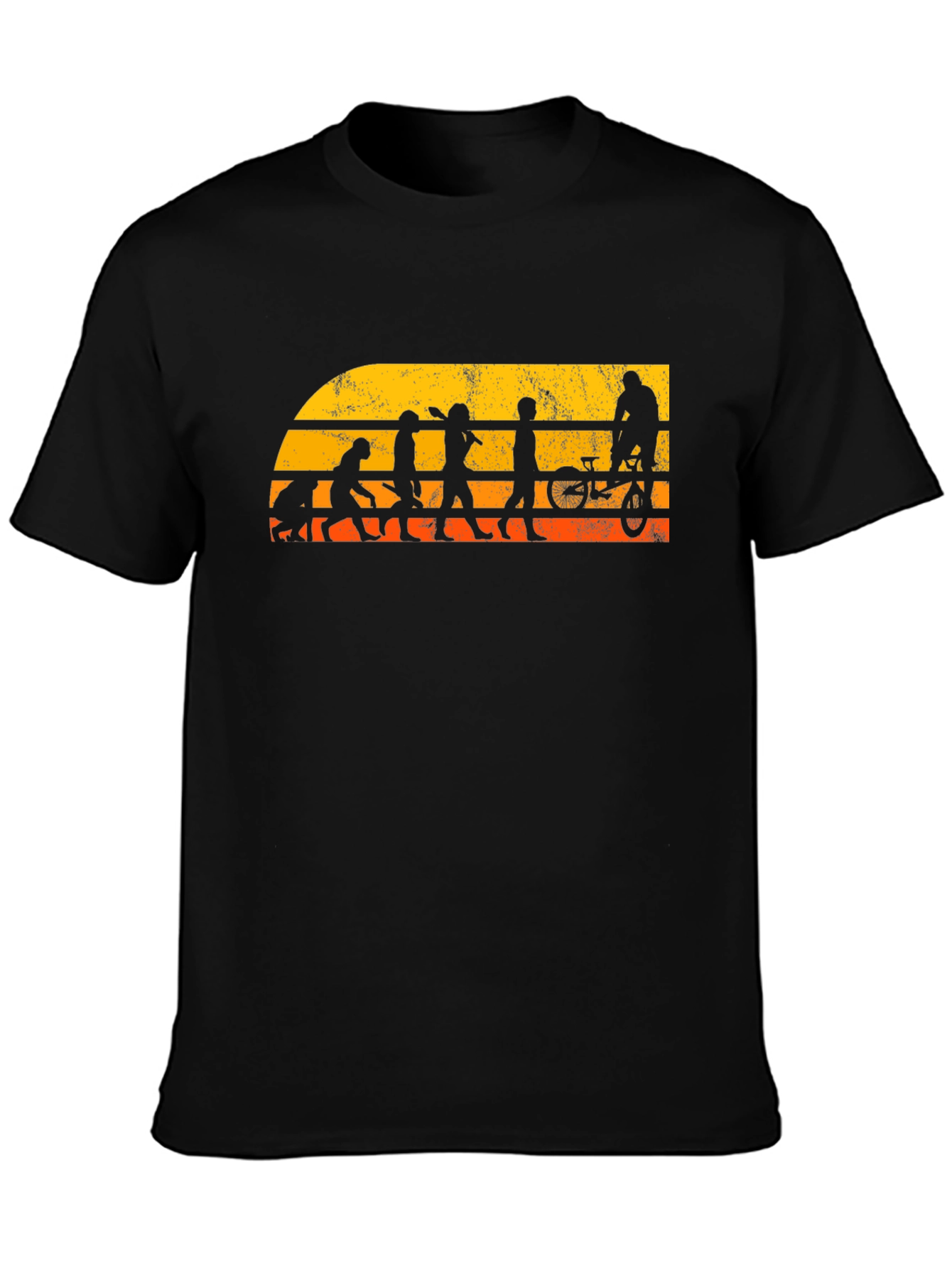 Evolution of Biking Graphic T-Shirt