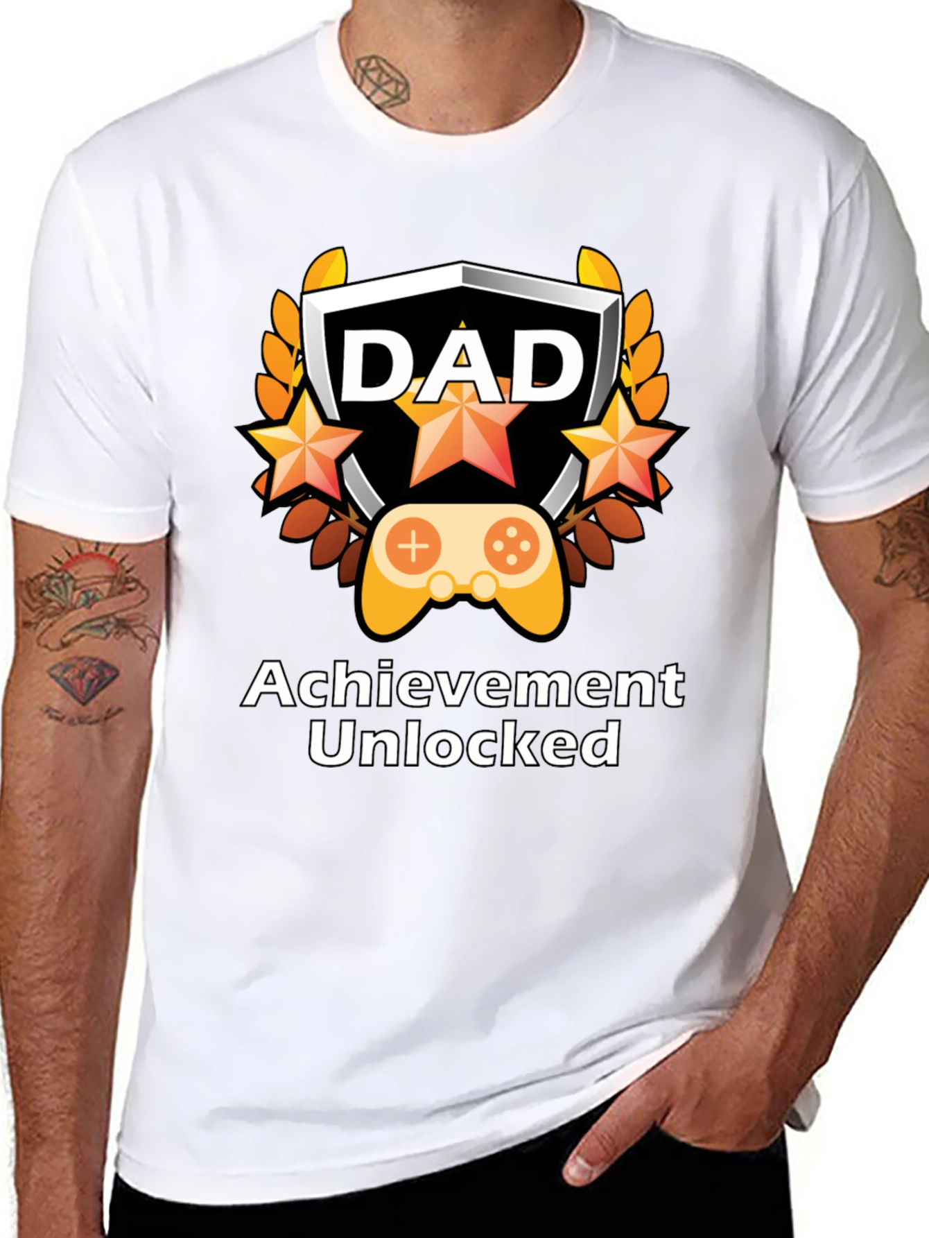 Dad Achievement Unlocked T-Shirt