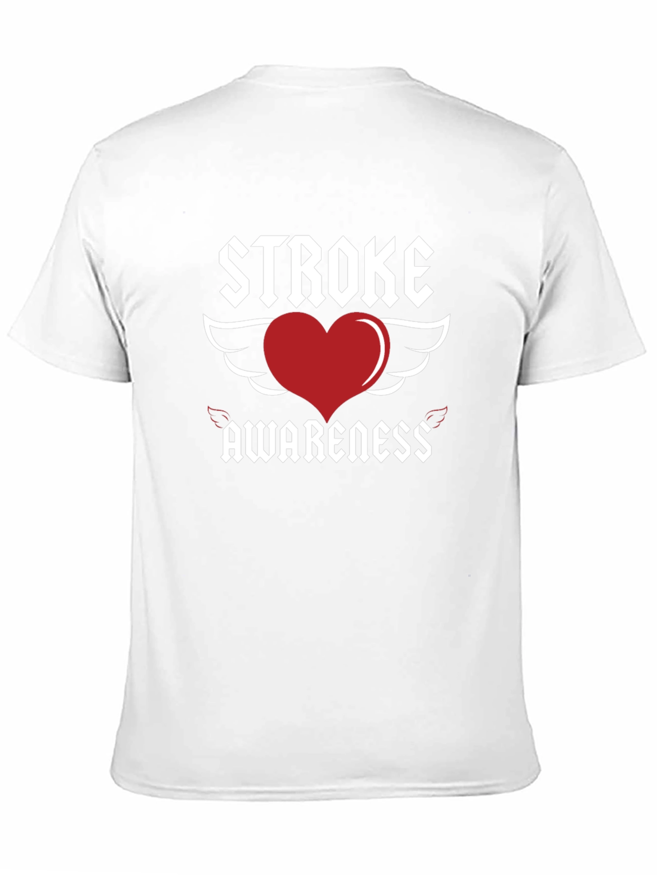 Stroke Awareness Heart Wings T-Shirt