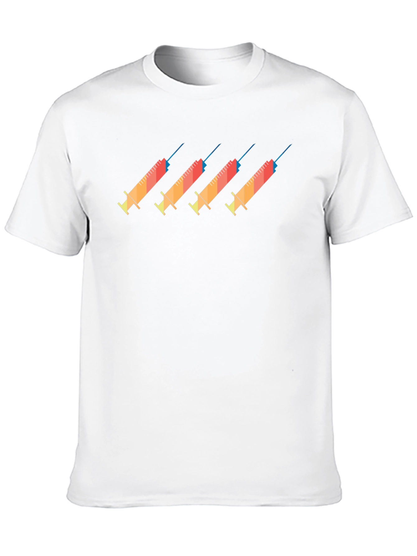 Novelty Syringe Graphic Tee - Black
