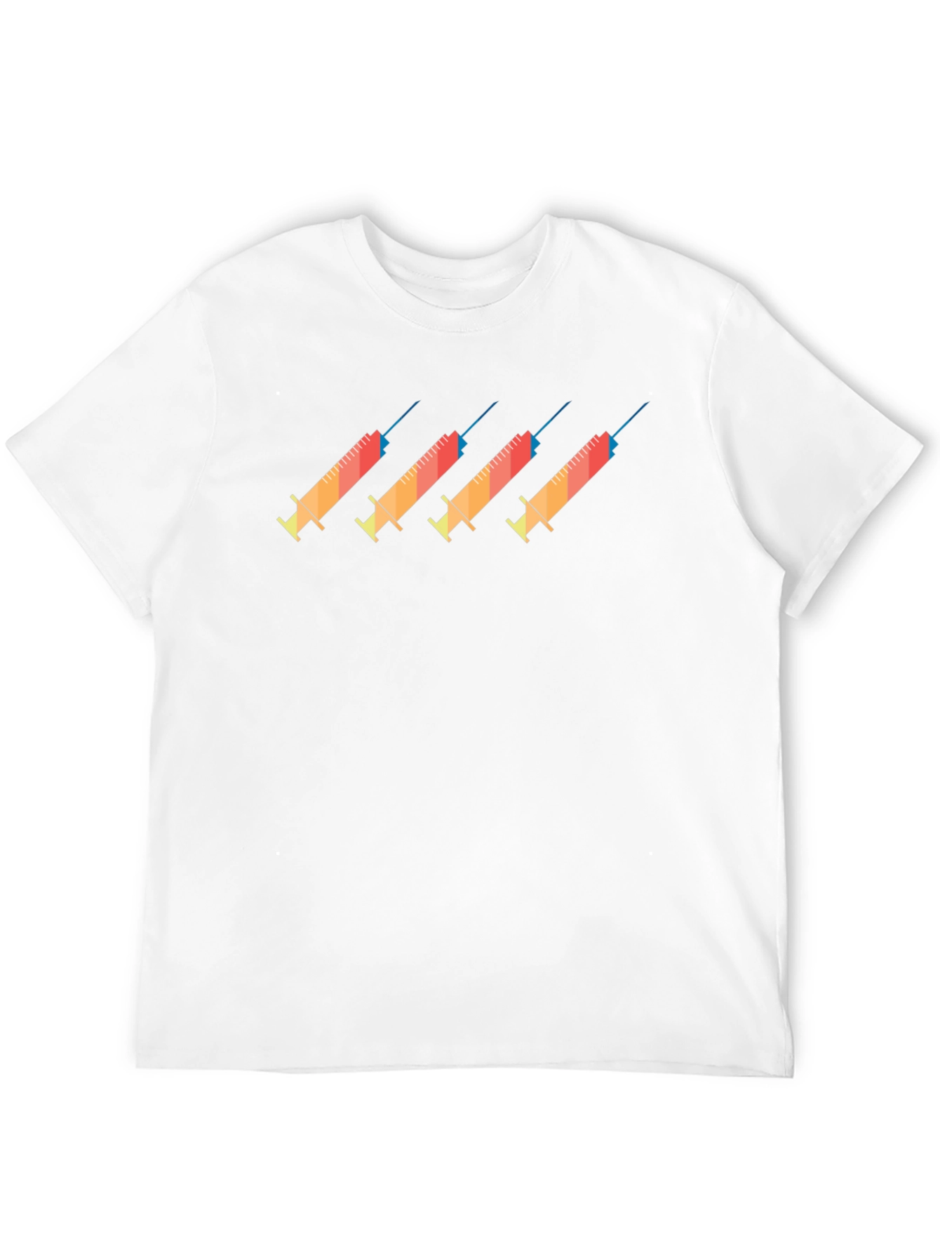 Novelty Syringe Graphic Tee - Black