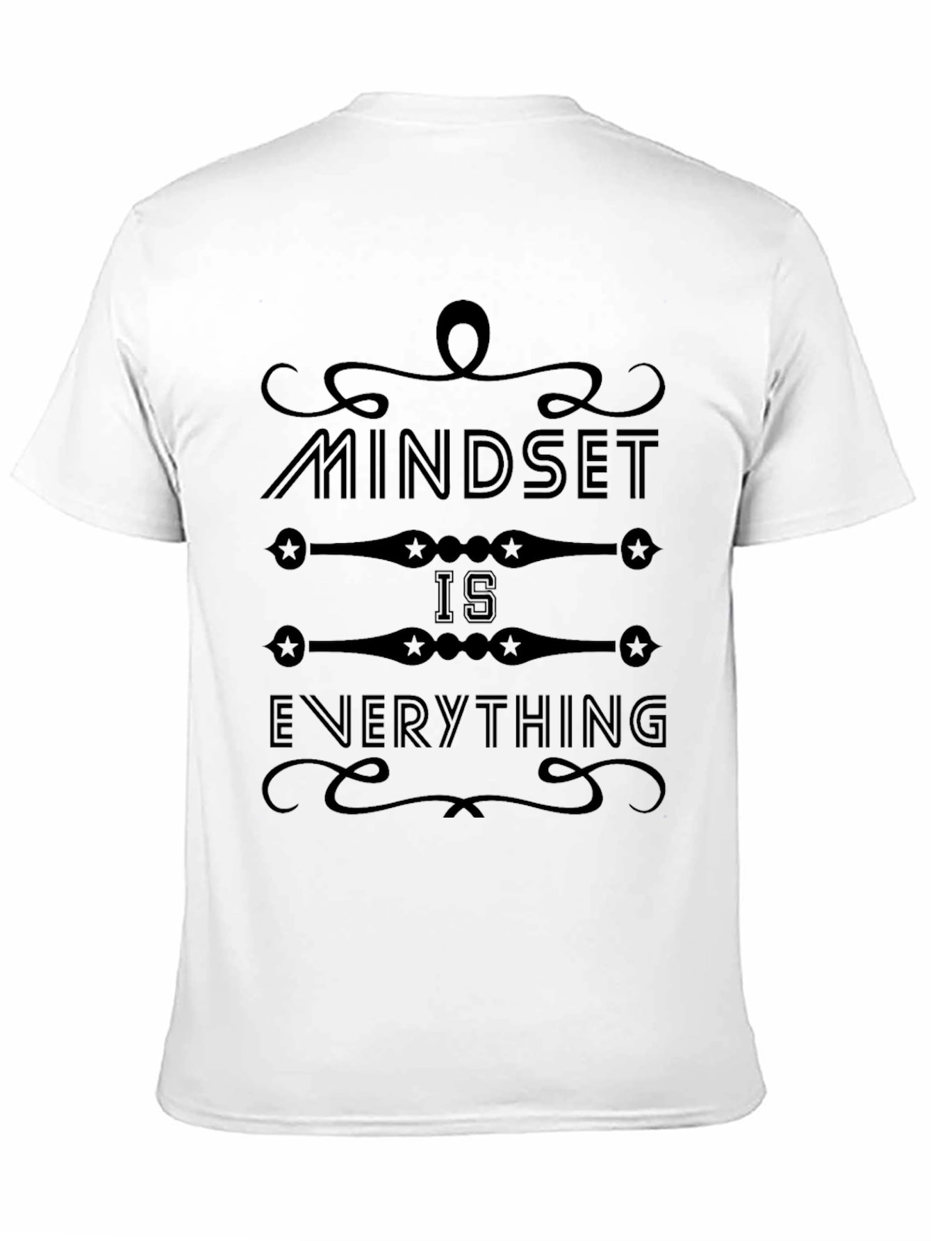 Mindset is Everything Black Graphic Tee