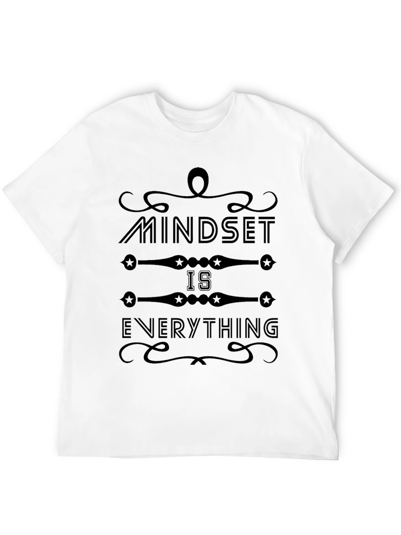 Mindset is Everything Black Graphic Tee
