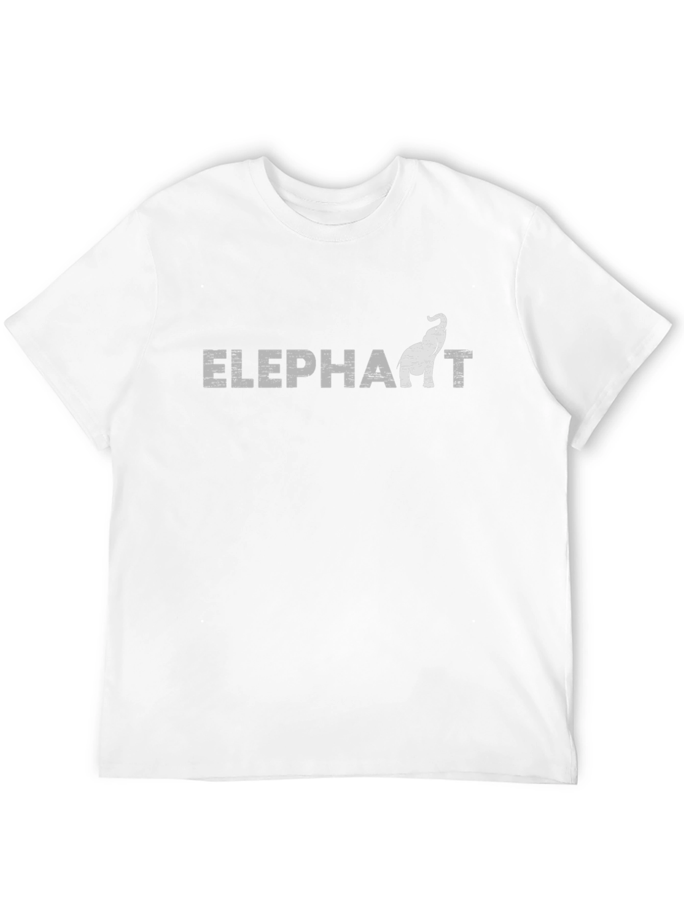 Elephant Graphic Tee - Distressed Print