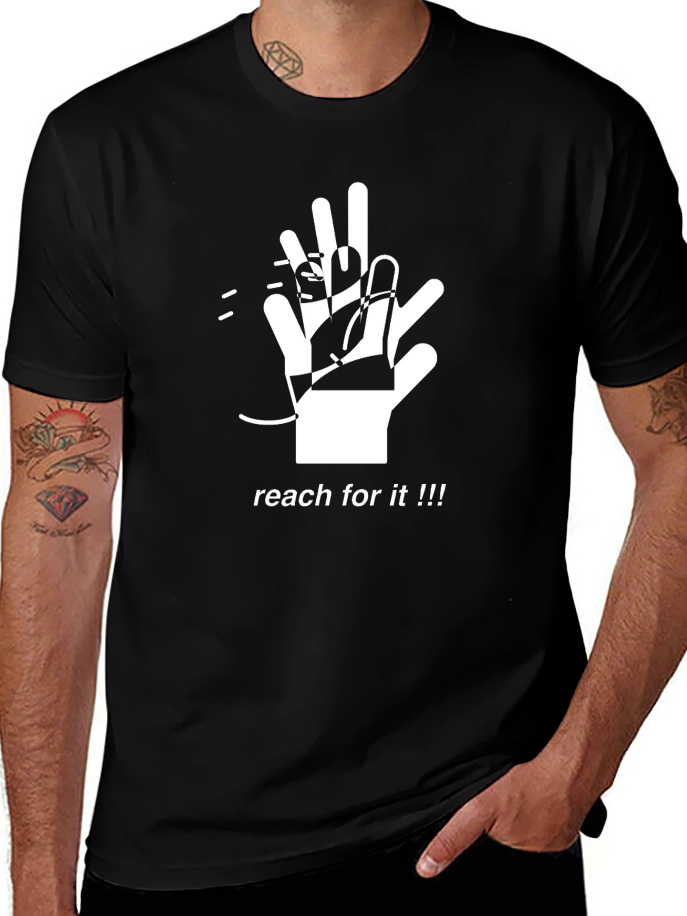 Reach for It T-Shirt - Stylish Graphic Tee