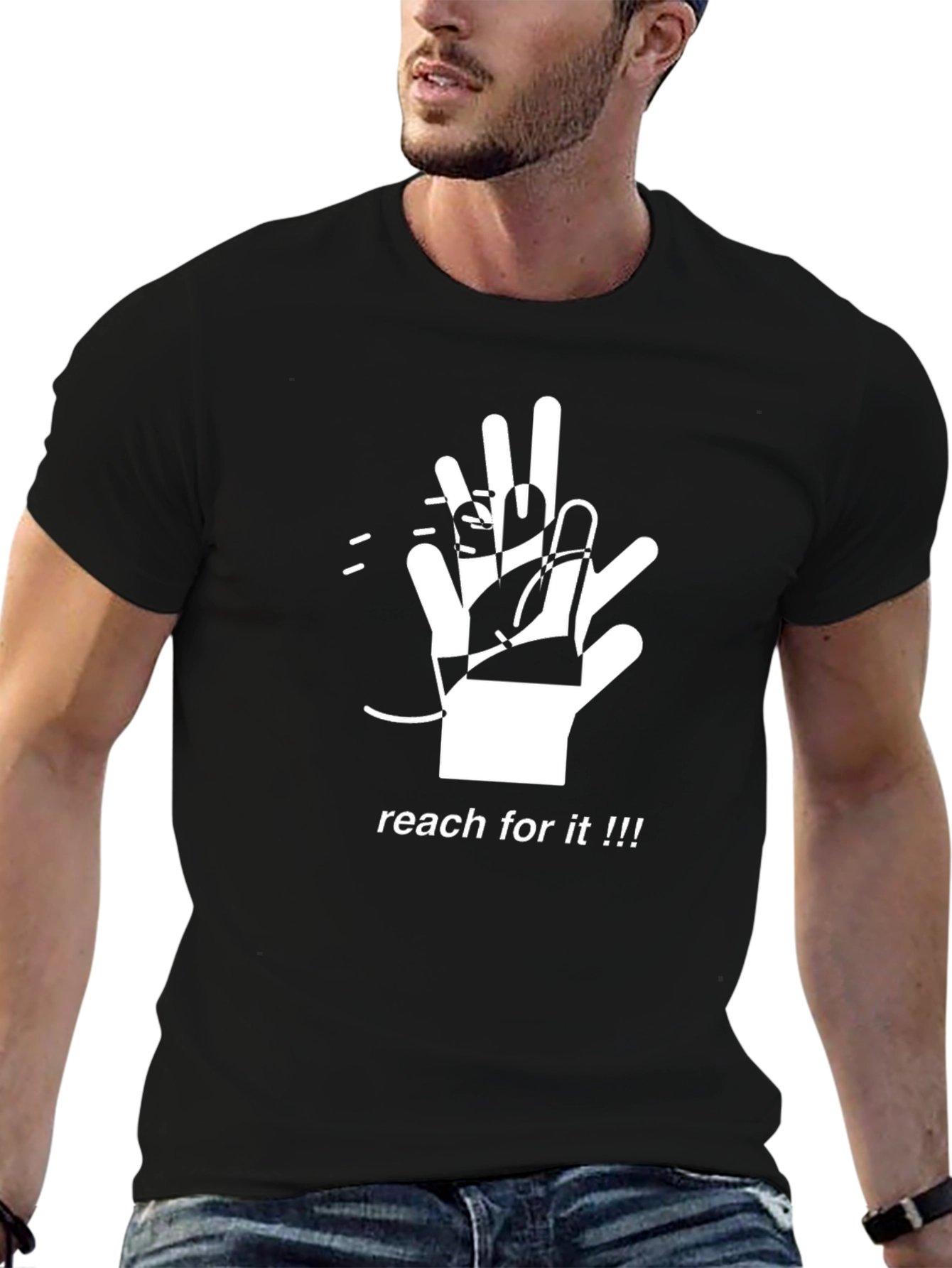 Reach for It T-Shirt - Stylish Graphic Tee