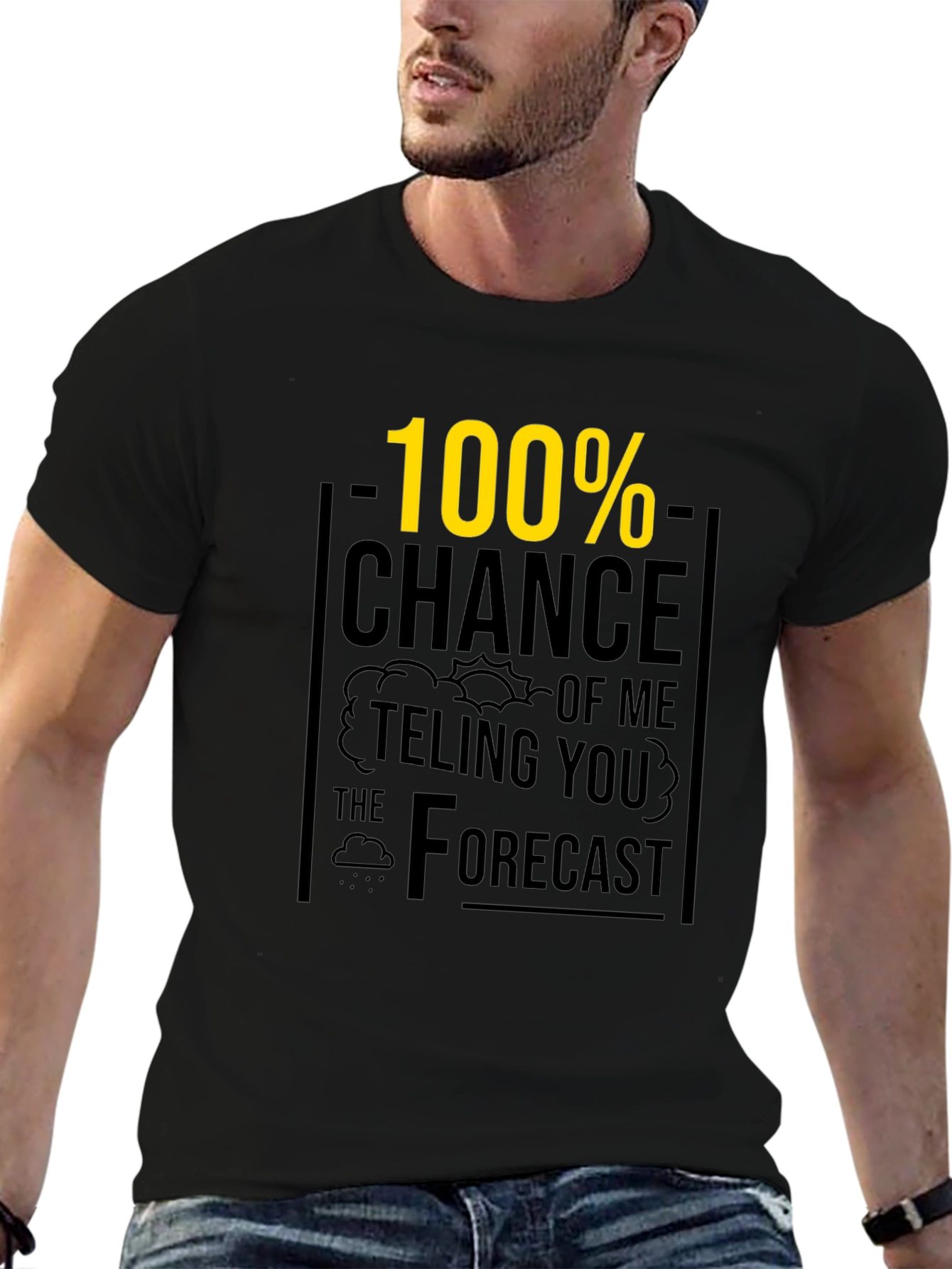Funny Weather Forecast Graphic Tee