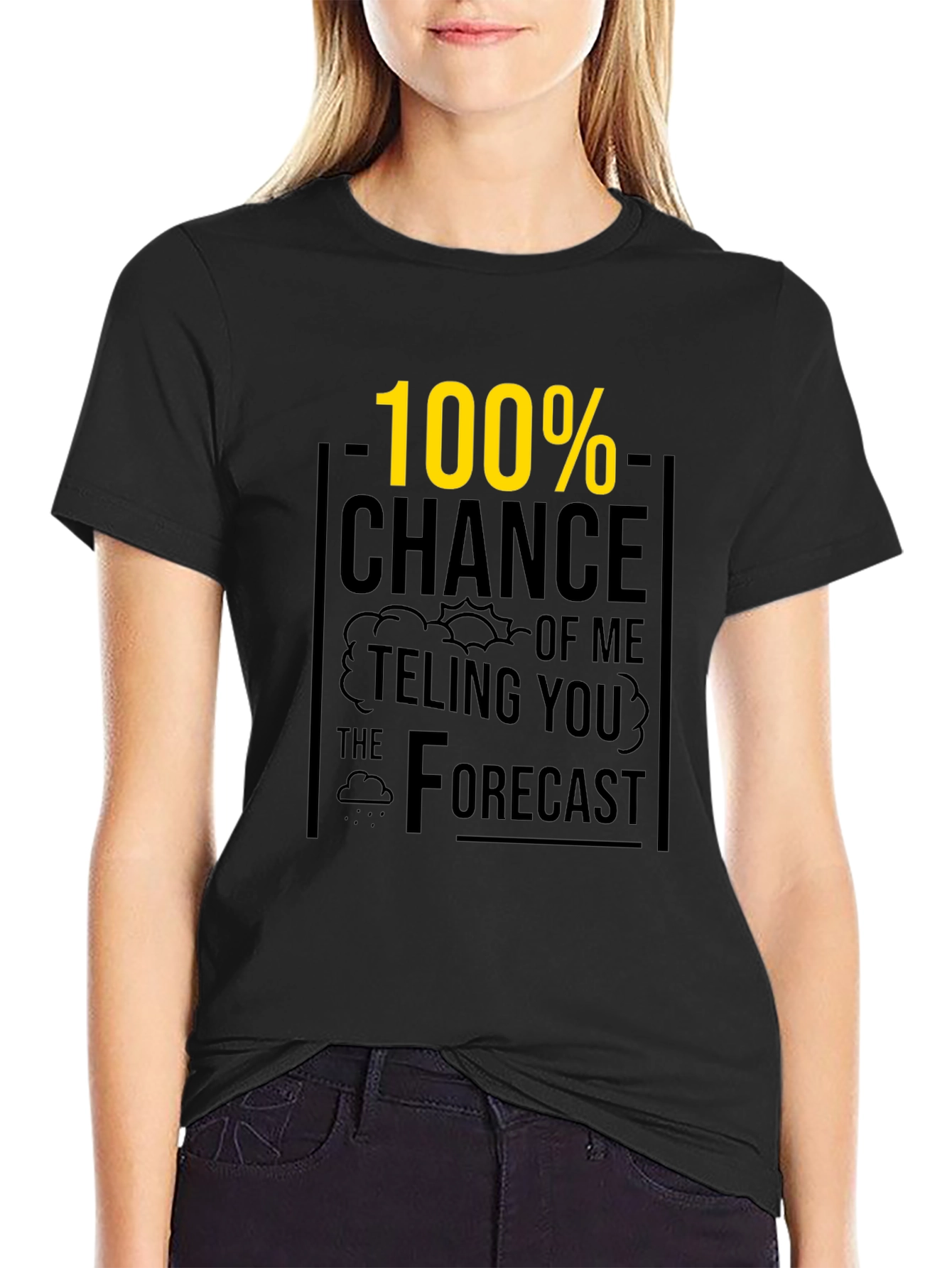 Funny Weather Forecast Graphic Tee
