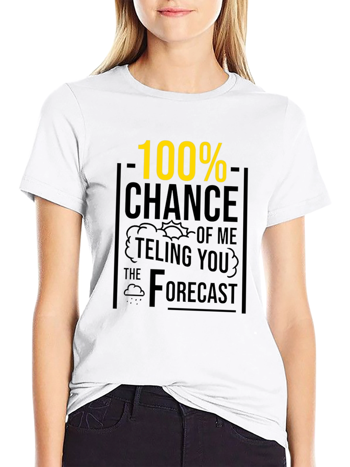 Funny Weather Forecast Graphic Tee