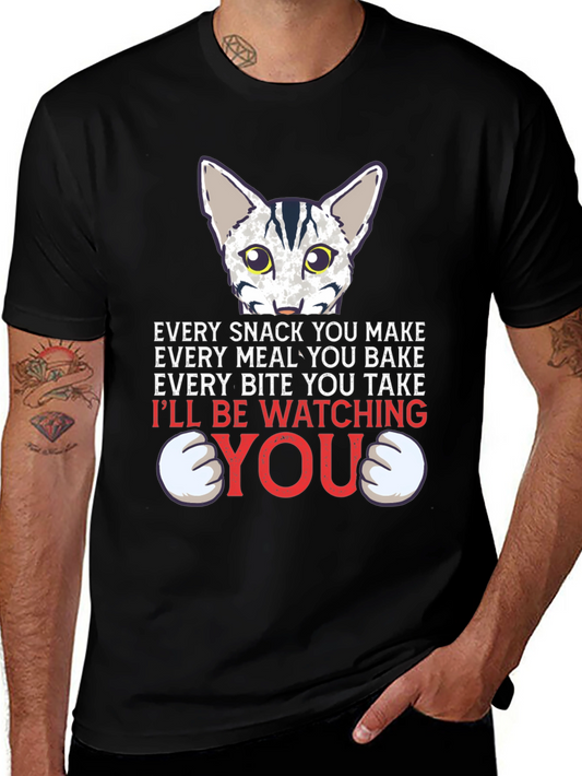 Every Snack You Make Cat Graphic Tee