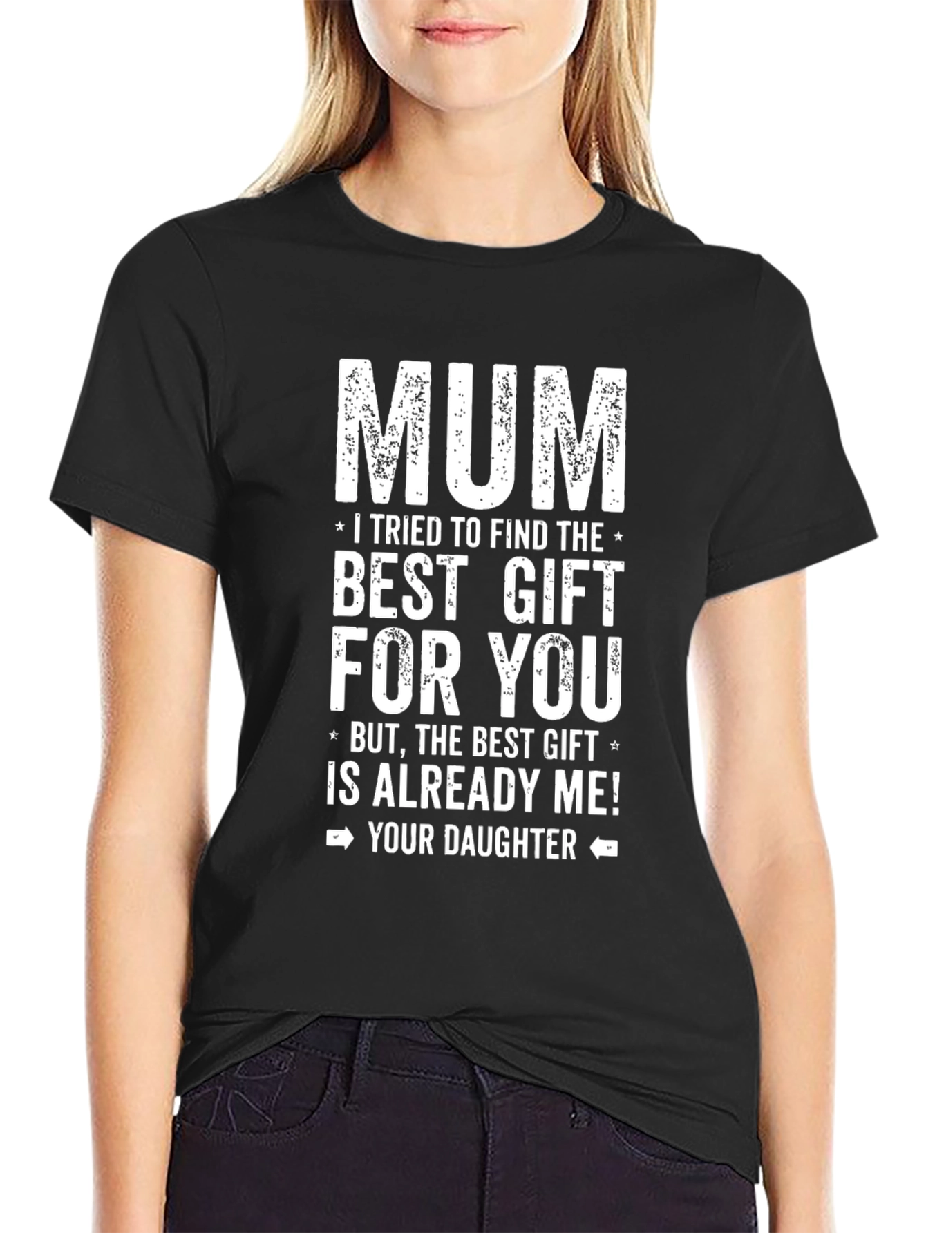 Funny Mum - Best Gift Black T-Shirt