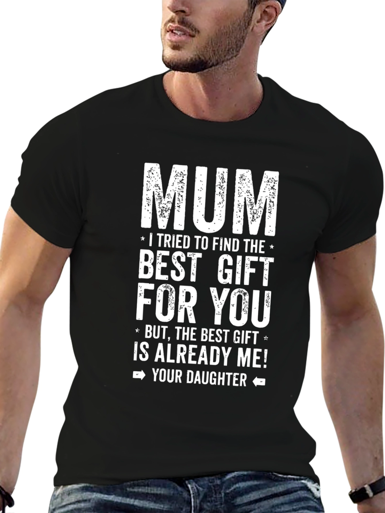 Funny Mum - Best Gift Black T-Shirt
