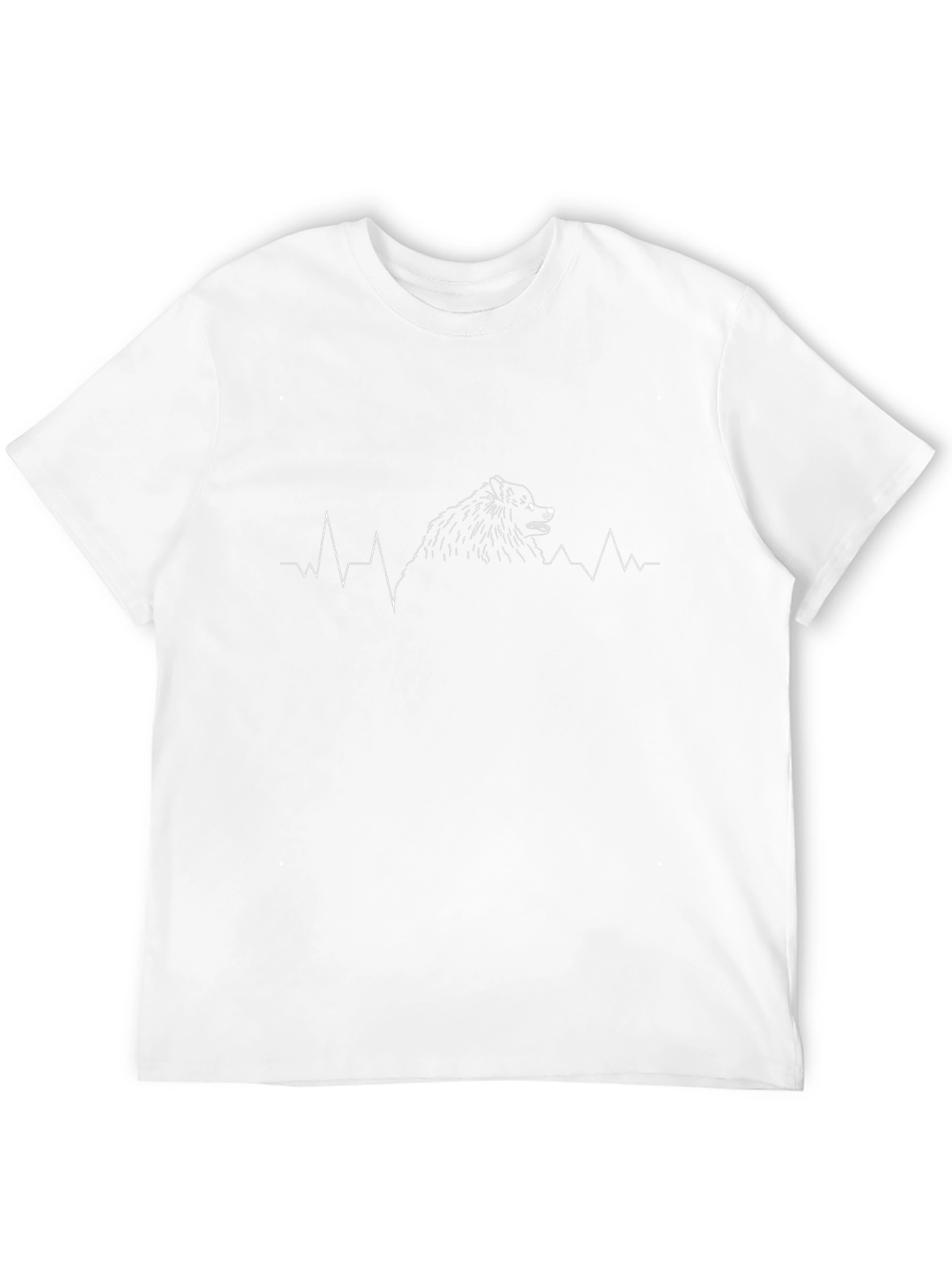 Dog Breed Heartbeat Black T-Shirt