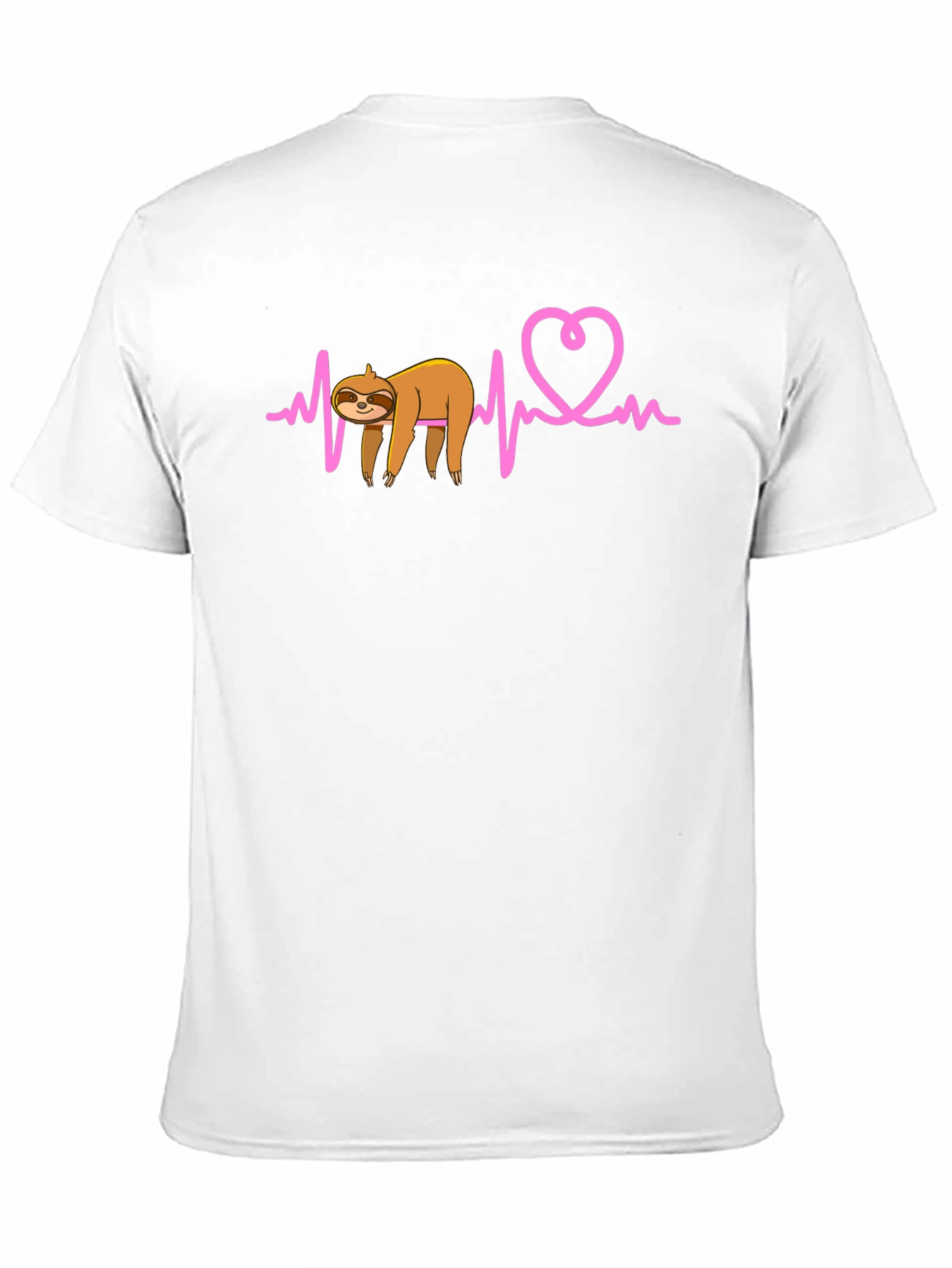 Sloth Heartbeat T-Shirt - Cute & Unique Design!