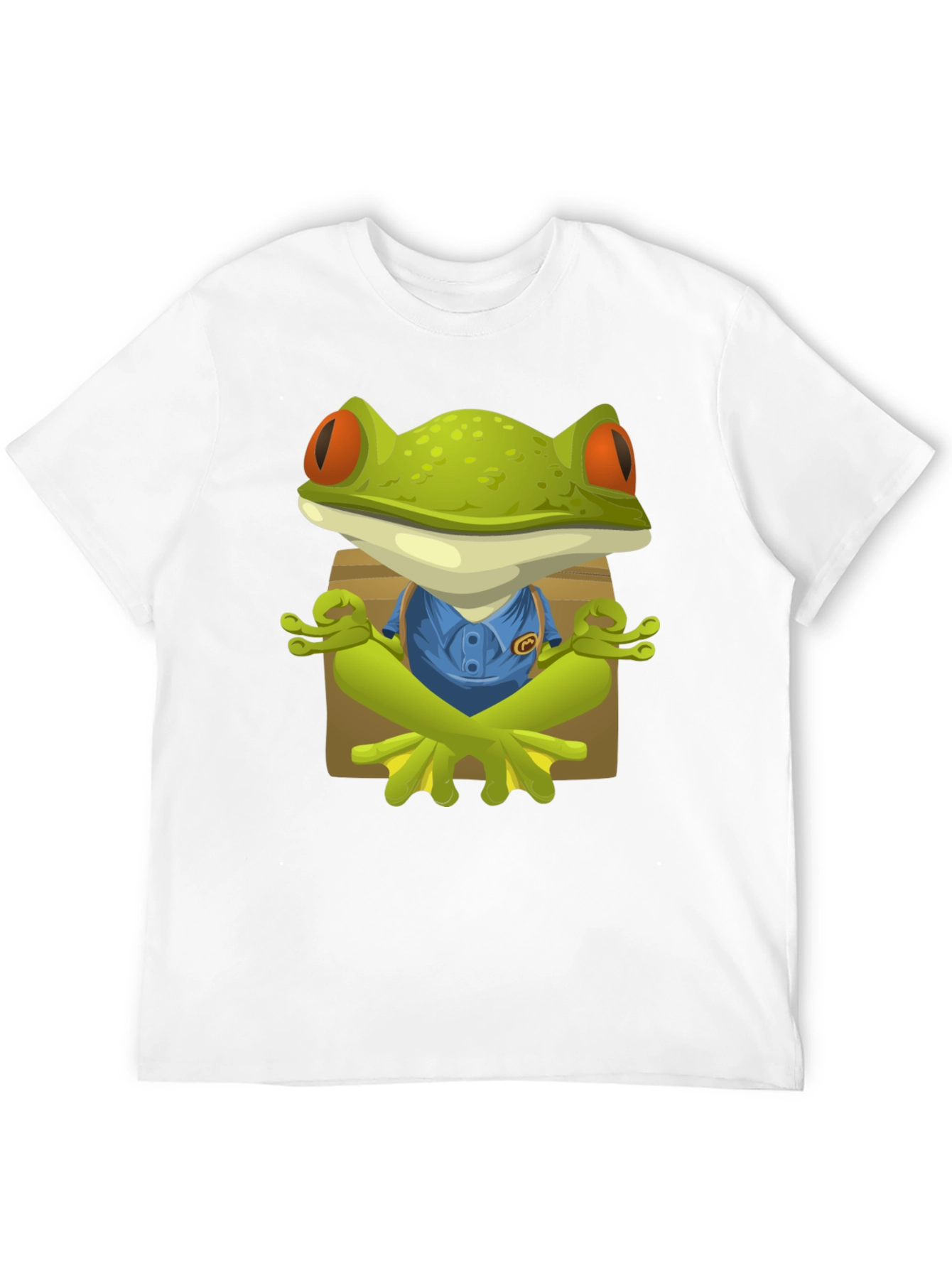 Zen Frog T-Shirt - Relaxed Ribbit Style