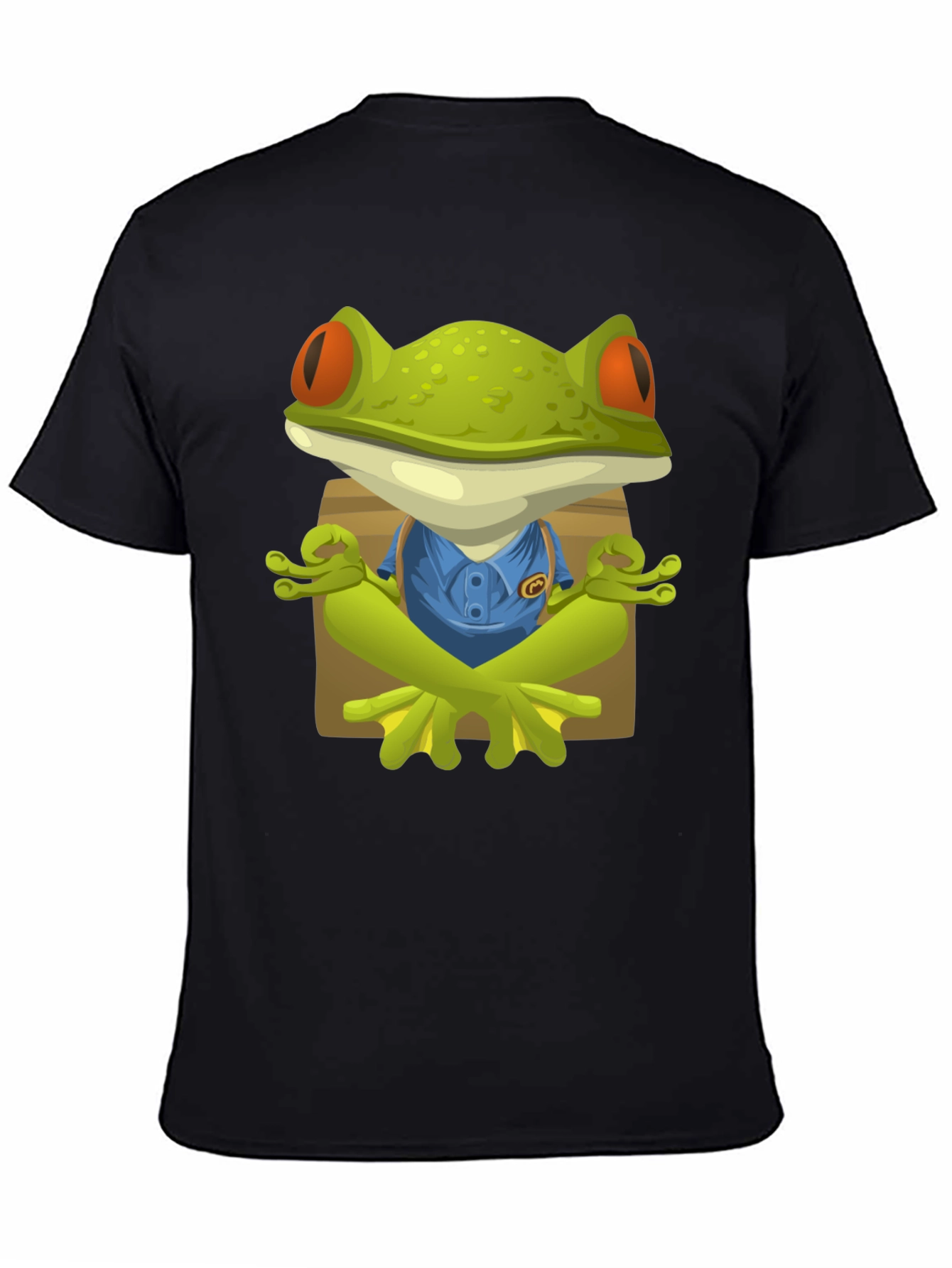 Zen Frog T-Shirt - Relaxed Ribbit Style