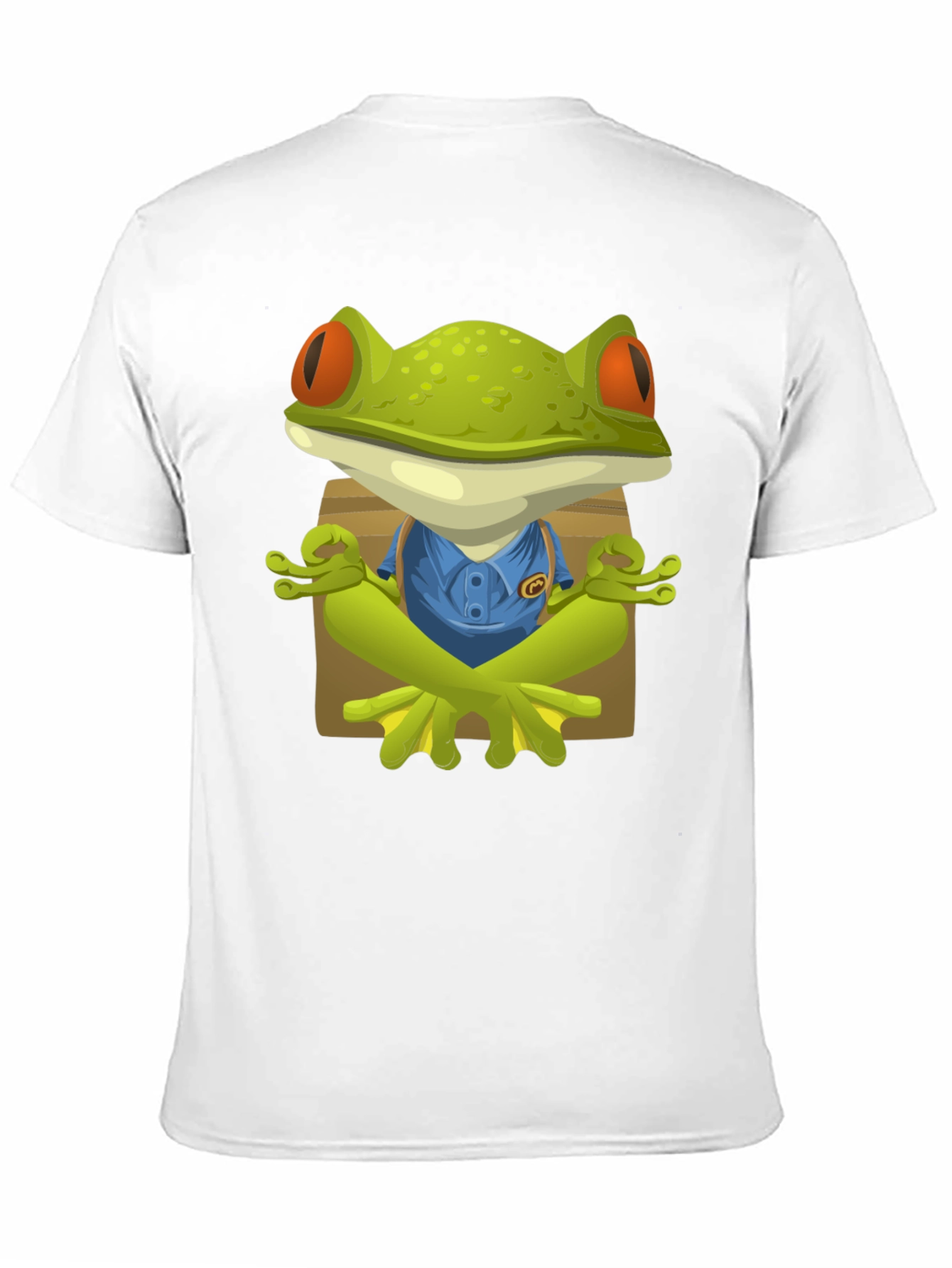 Zen Frog T-Shirt - Relaxed Ribbit Style