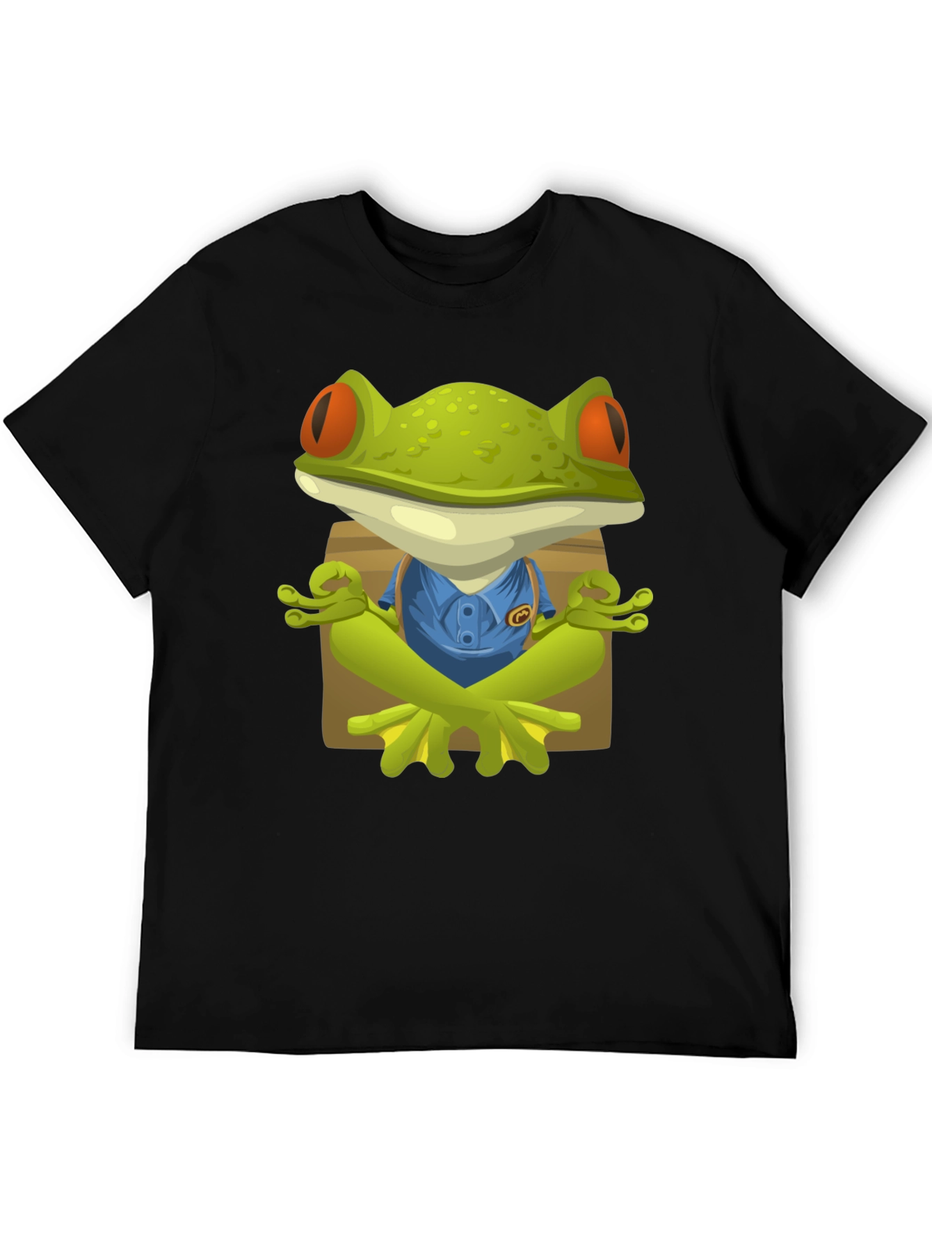 Zen Frog T-Shirt - Relaxed Ribbit Style