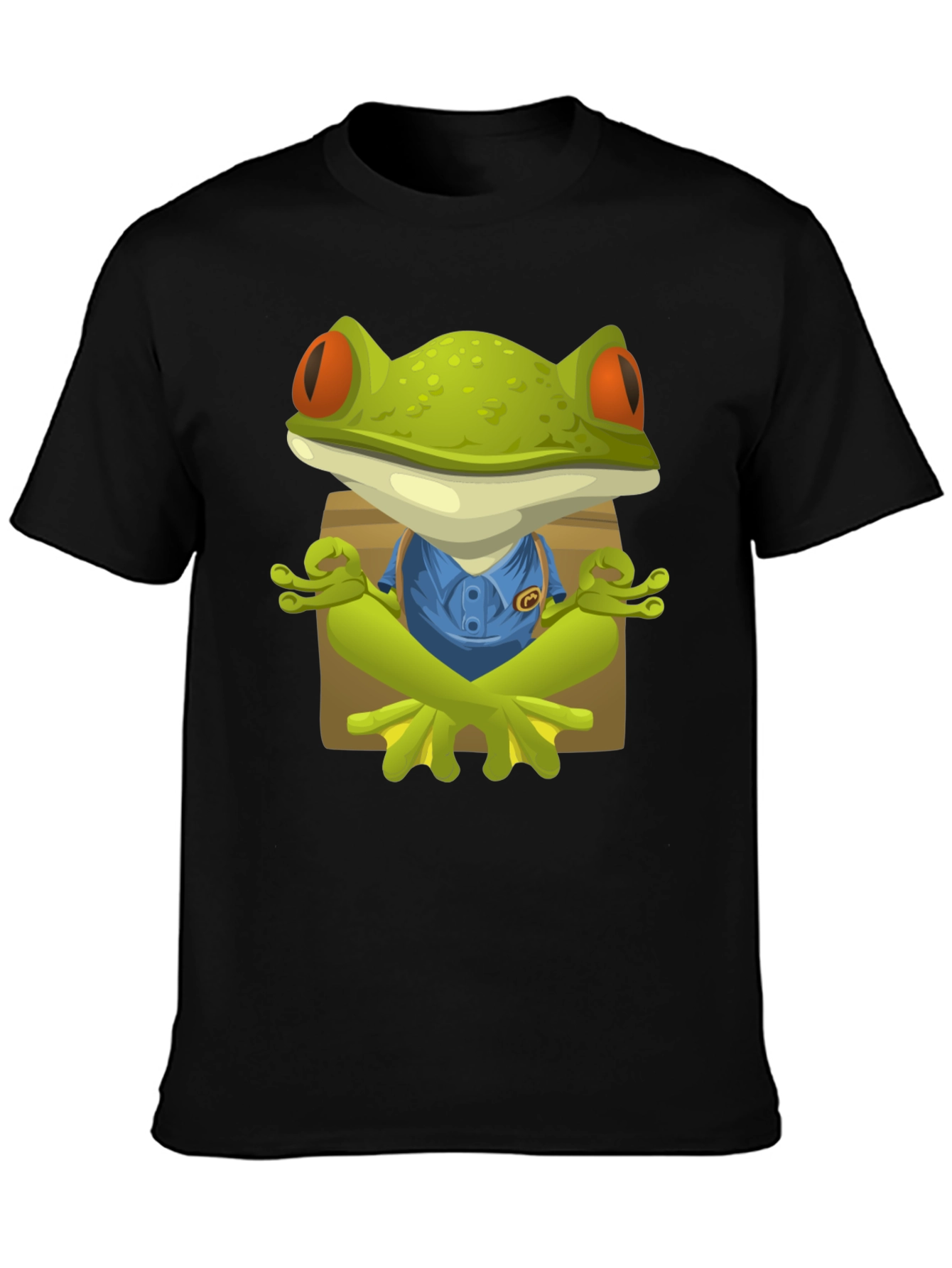 Zen Frog T-Shirt - Relaxed Ribbit Style