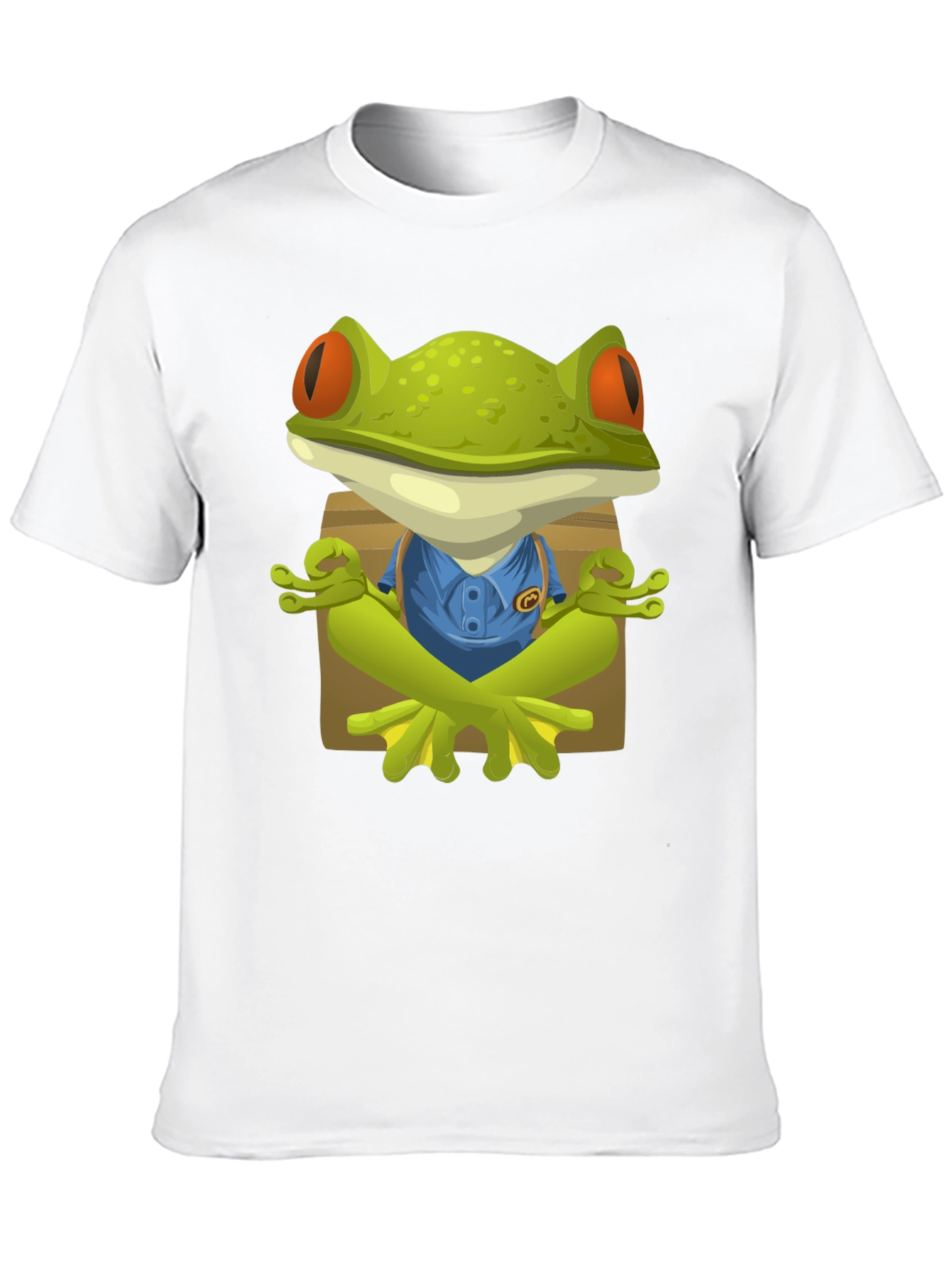 Zen Frog T-Shirt - Relaxed Ribbit Style