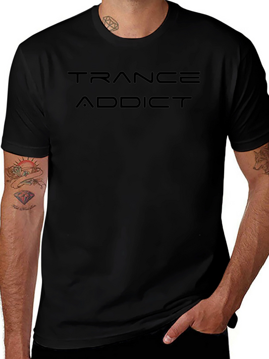 Trance Addict Black T-Shirt - Modern Music Apparel