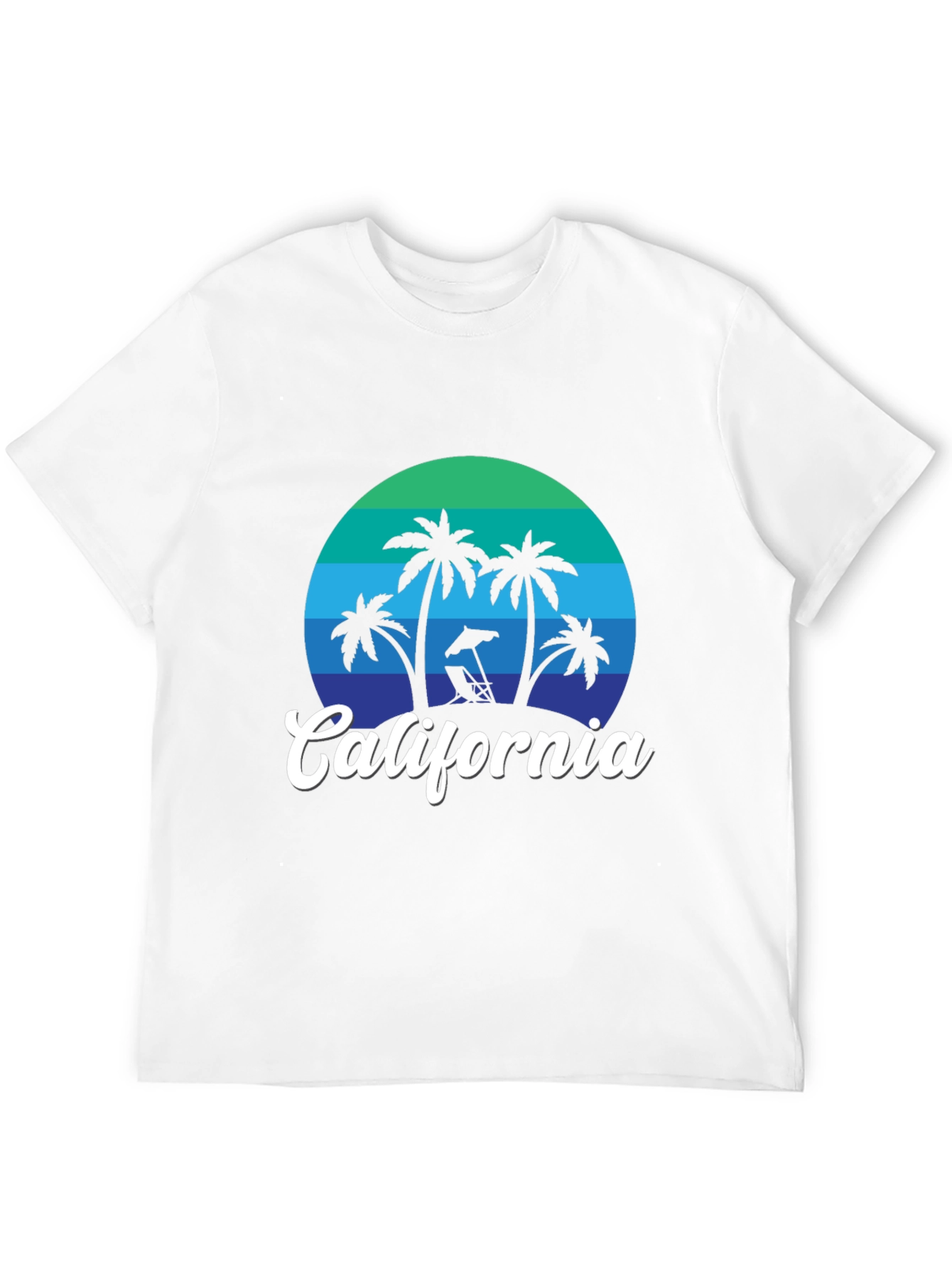 California Palm Tree Graphic T-Shirt