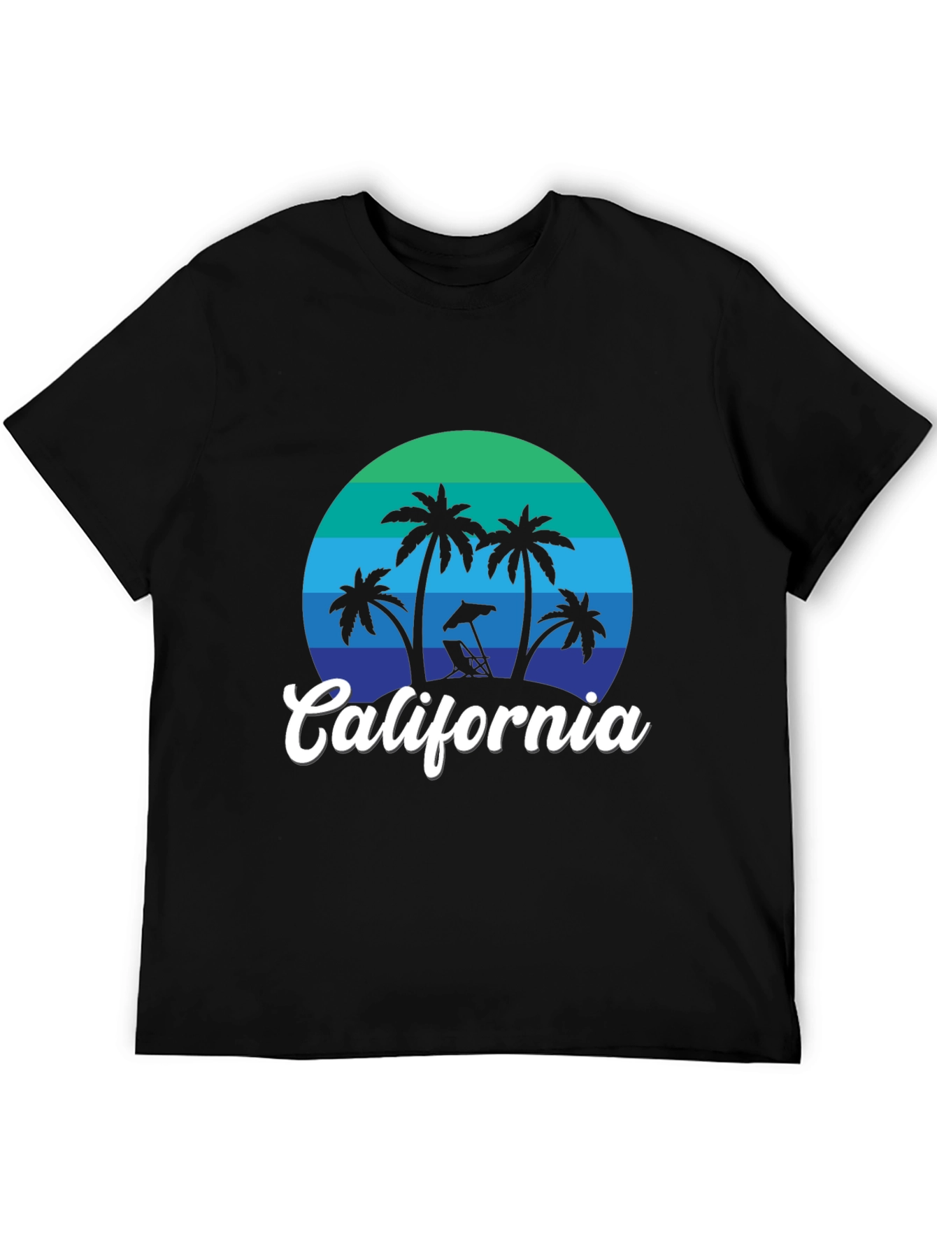 California Palm Tree Graphic T-Shirt