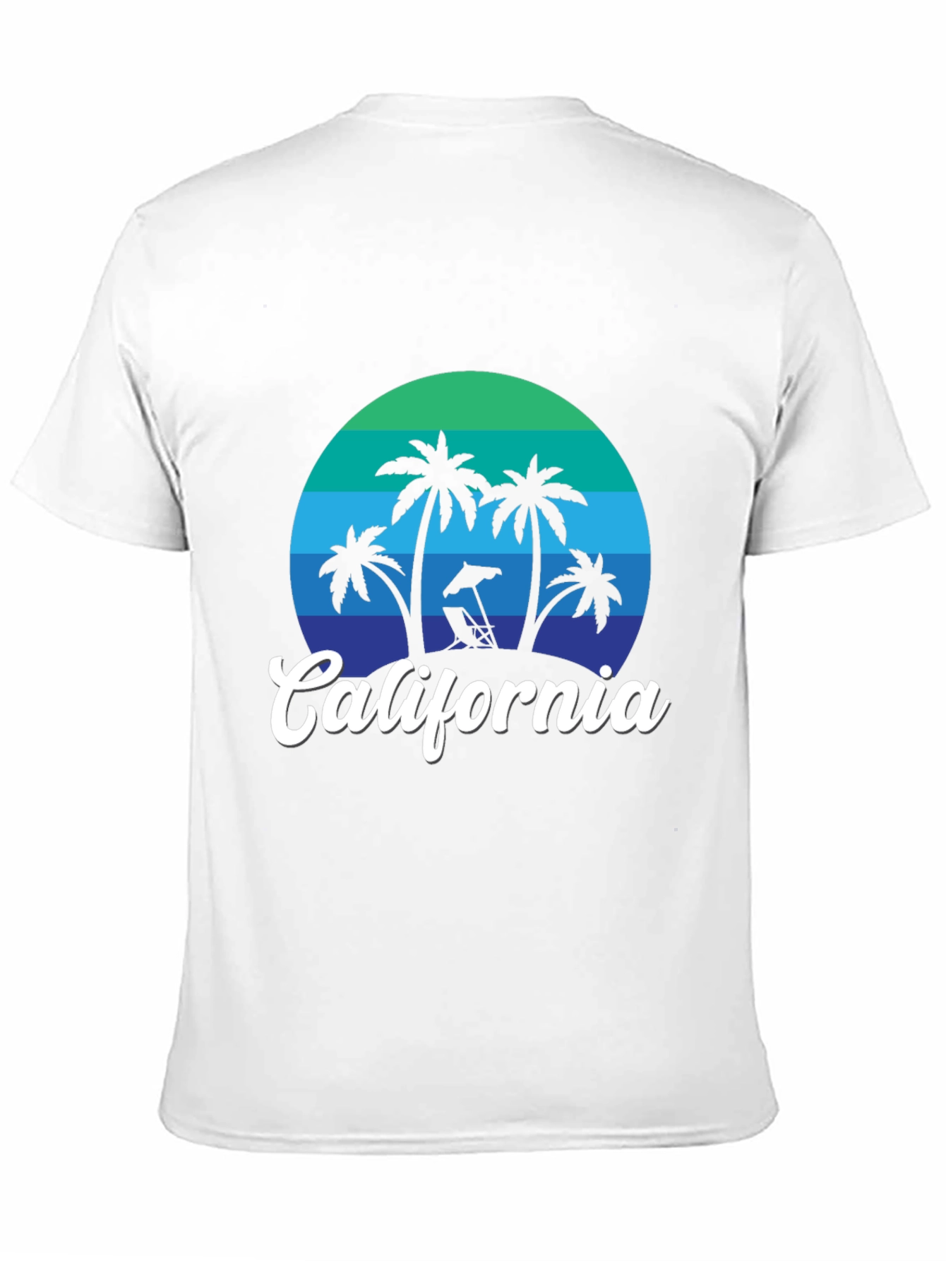 California Palm Tree Graphic T-Shirt