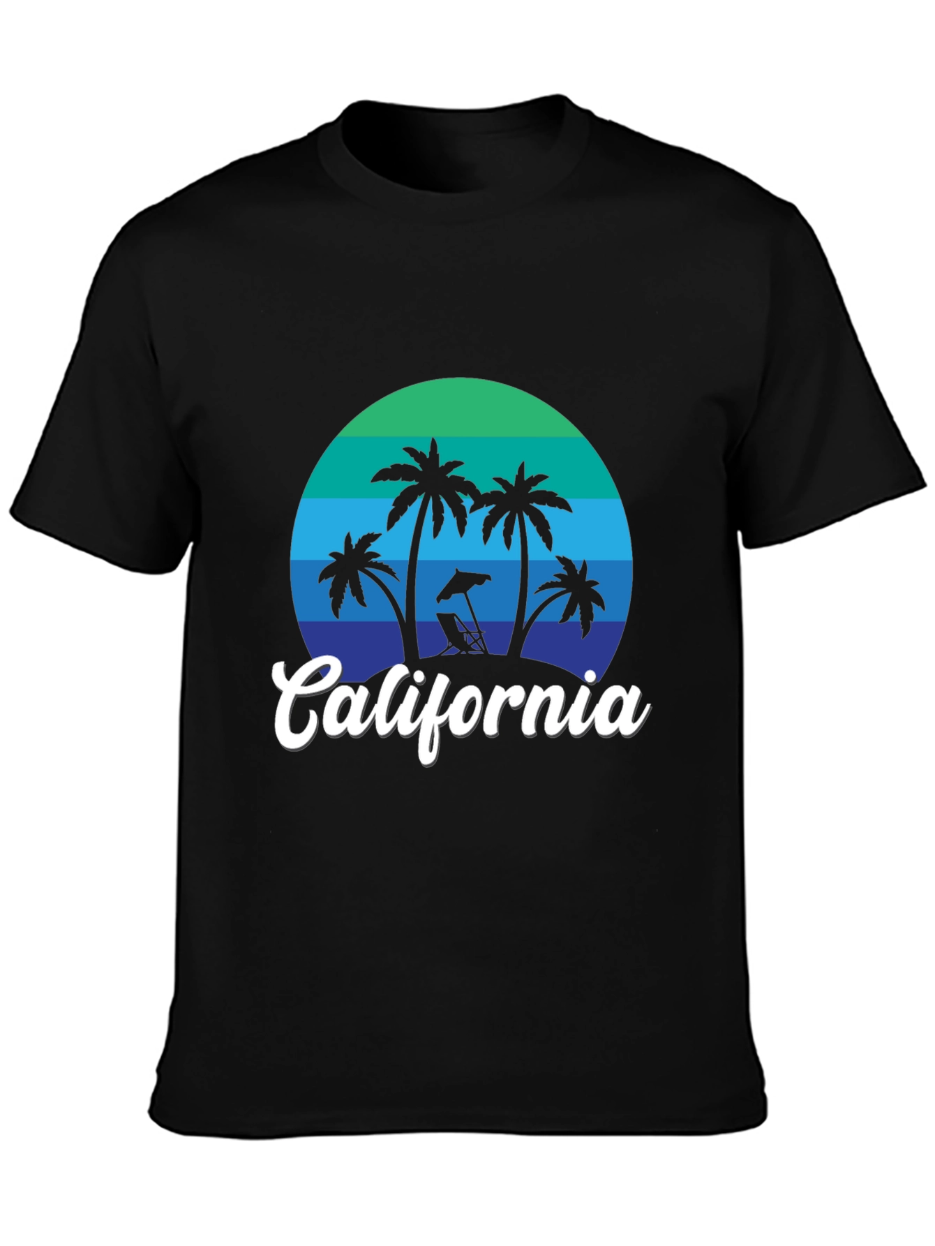 California Palm Tree Graphic T-Shirt