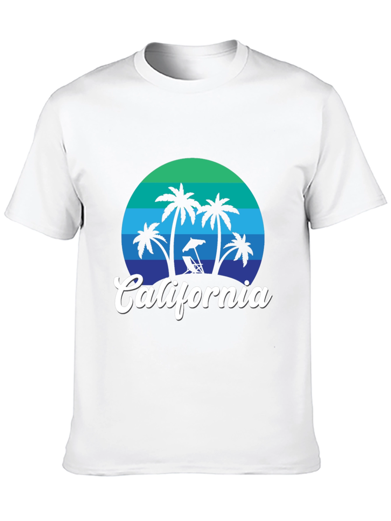 California Palm Tree Graphic T-Shirt