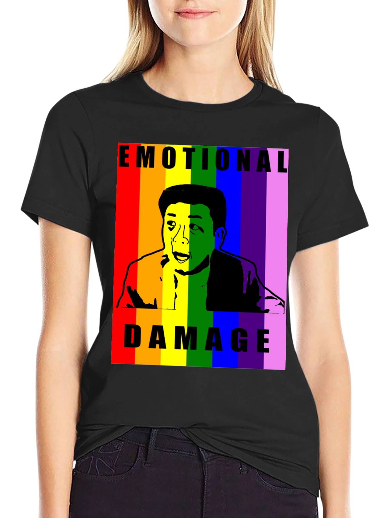 Emotional Damage Steven He LGBT Pride T-Shirt