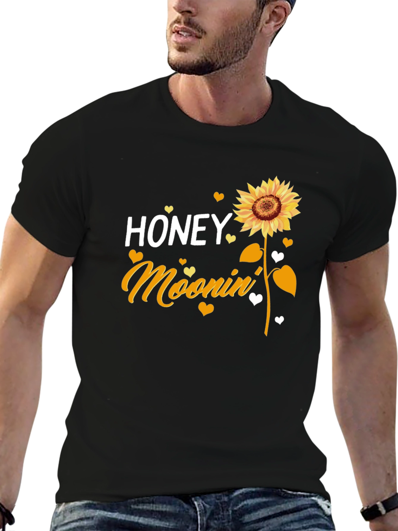 Honey Moonin Sunflower Graphic T-Shirt