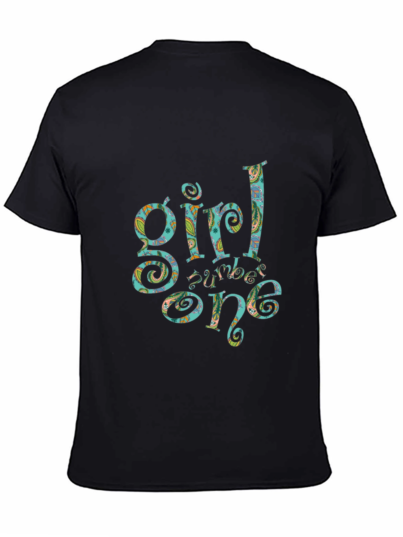 Girl Number One Black T-Shirt