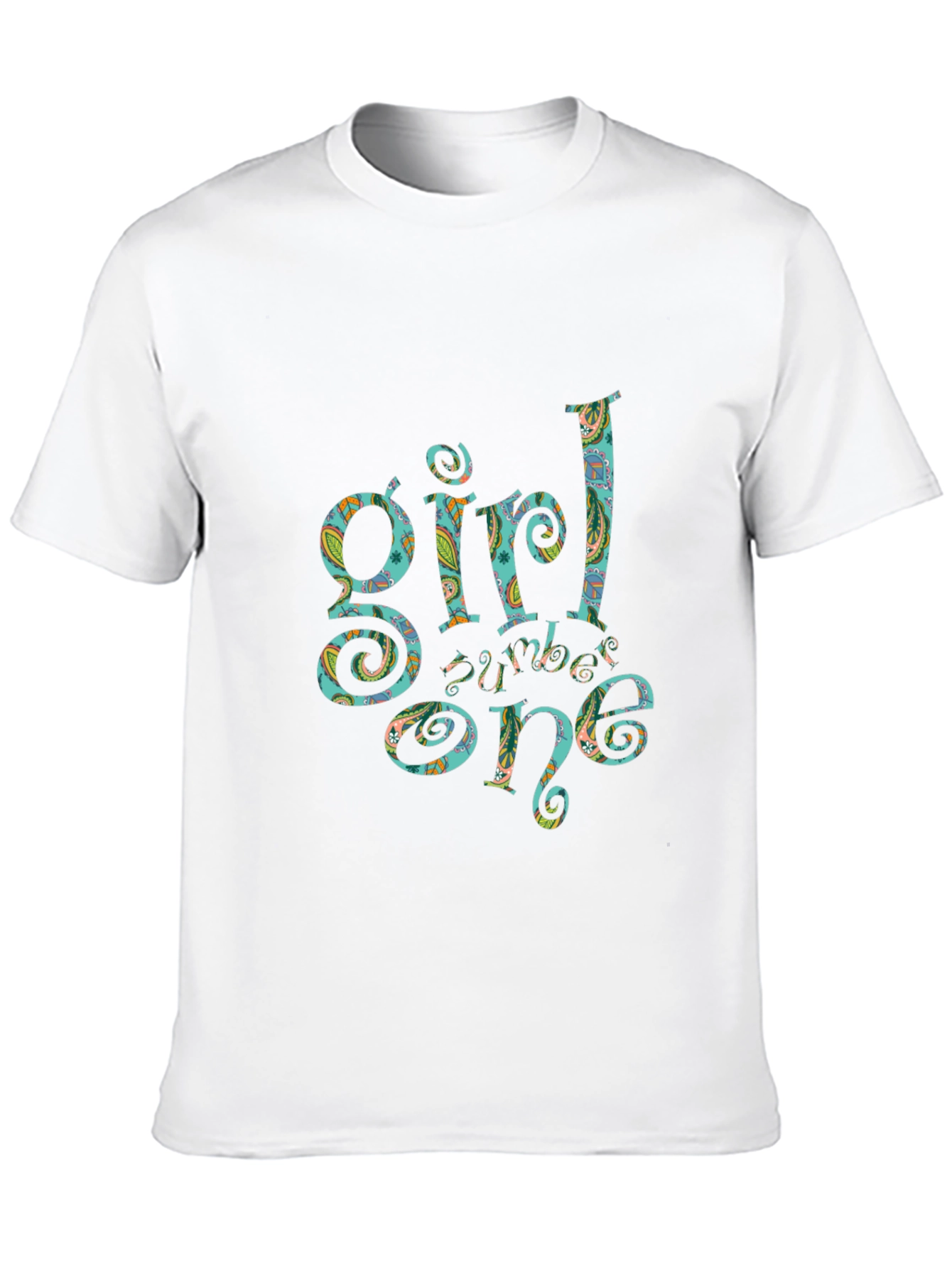 Girl Number One Black T-Shirt