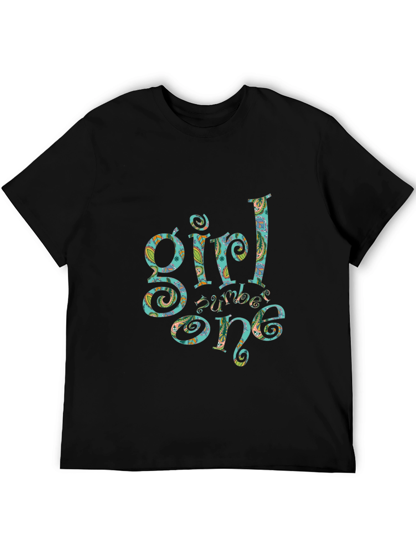 Girl Number One Black T-Shirt