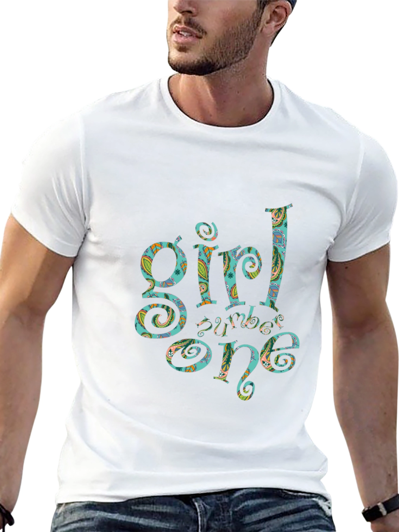 Girl Number One Black T-Shirt
