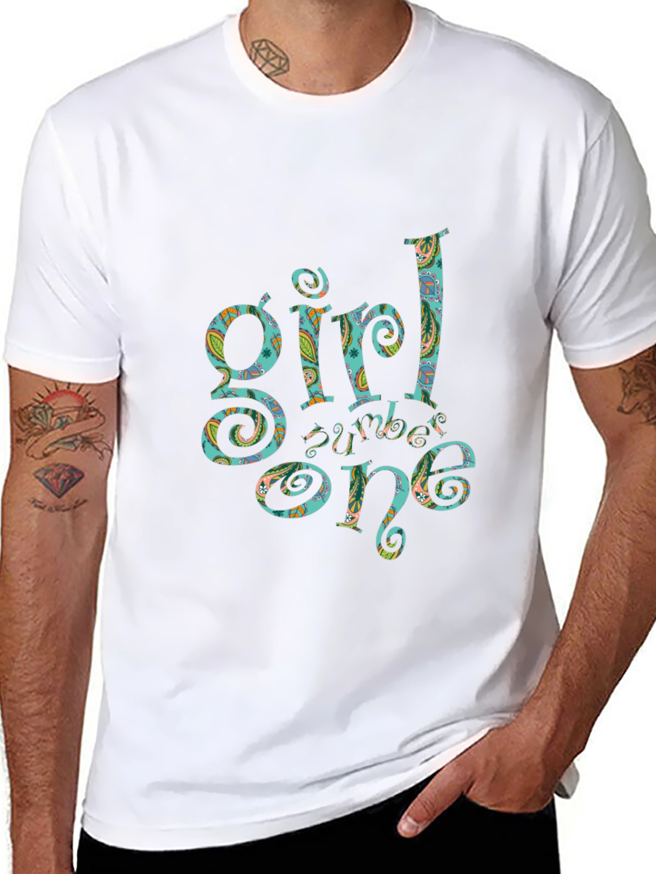 Girl Number One Black T-Shirt