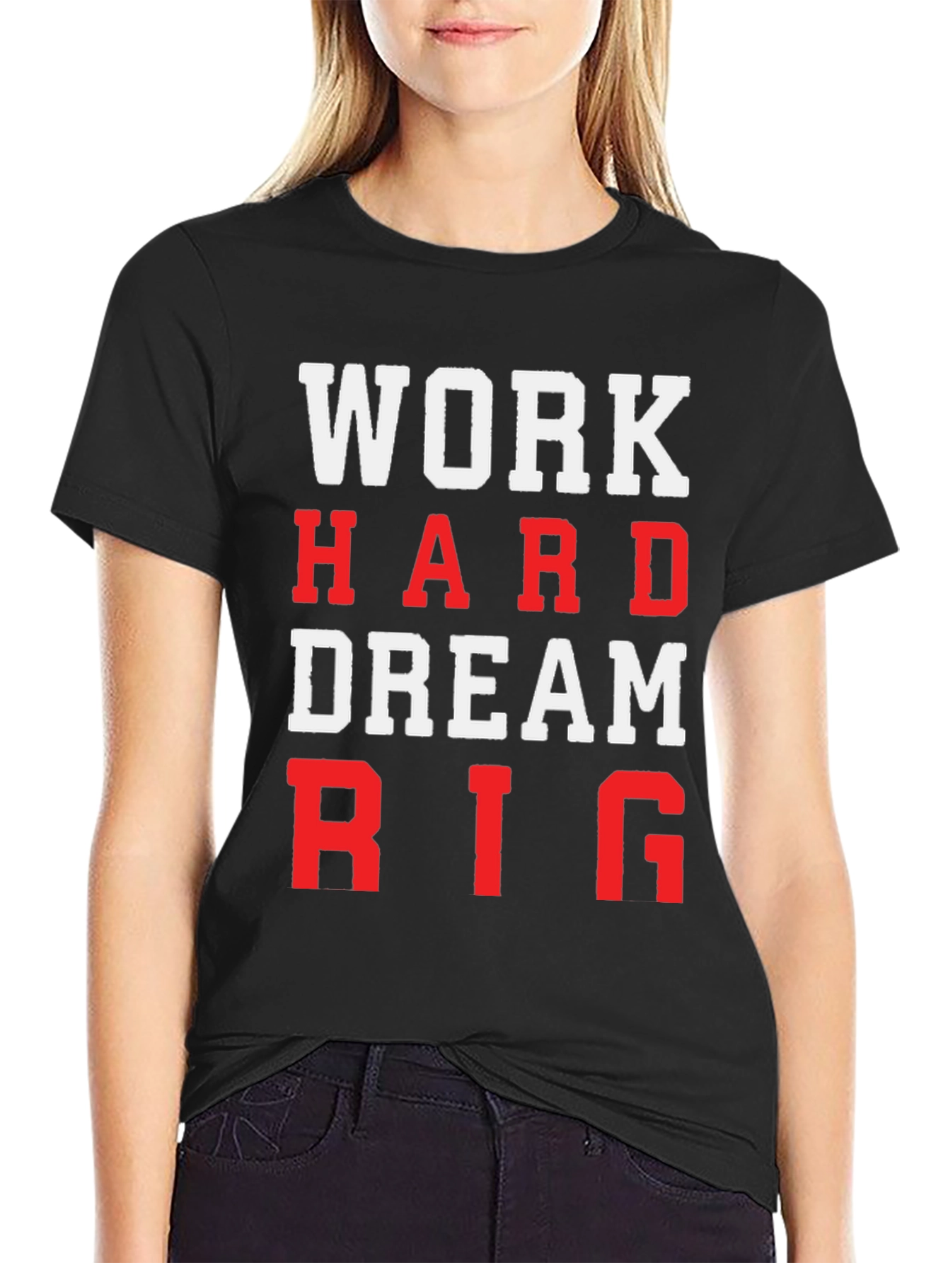 Work Hard Dream Big Graphic T-Shirt