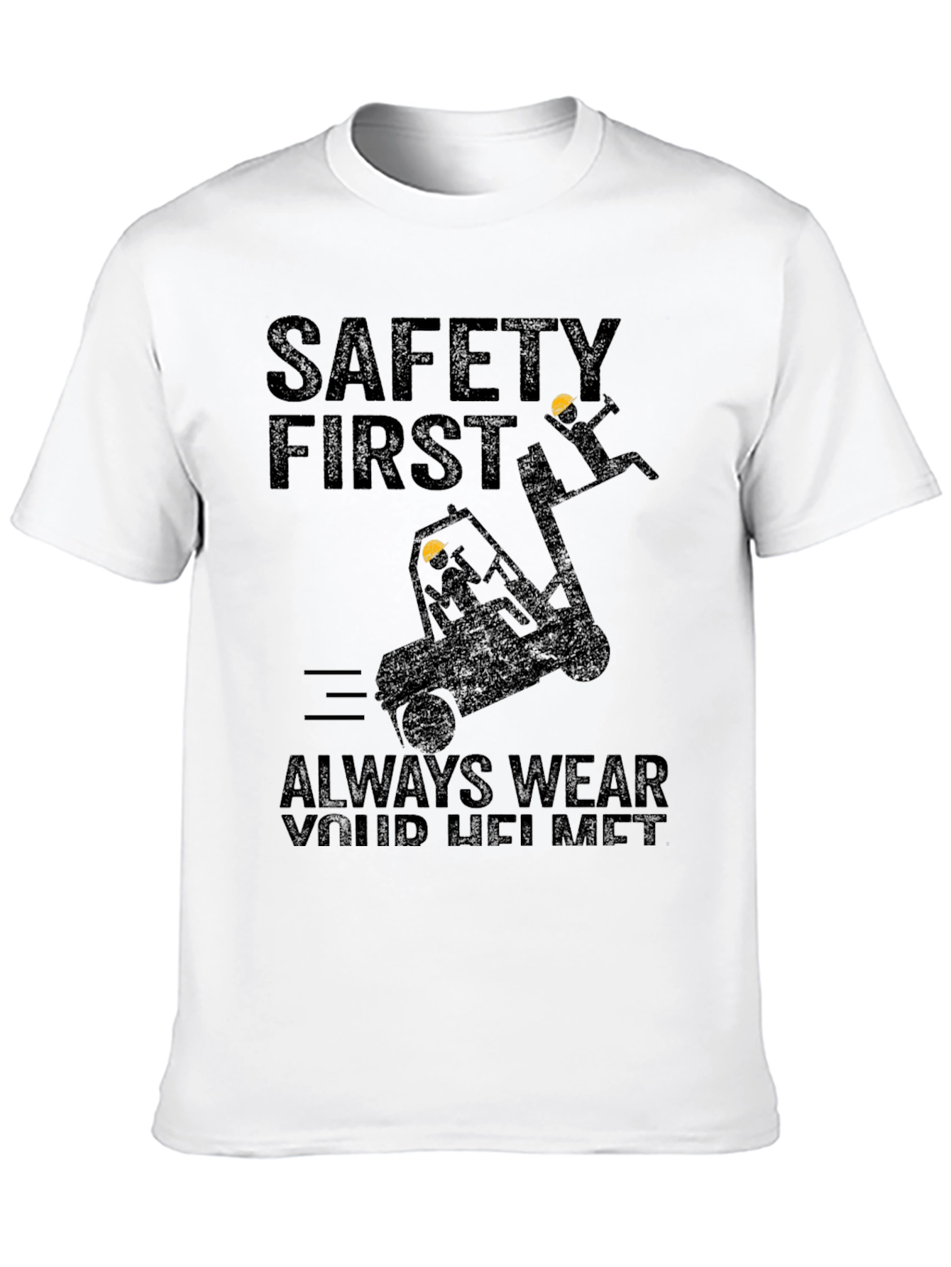 Safety First T-Shirt: Always Wear Your Helmet