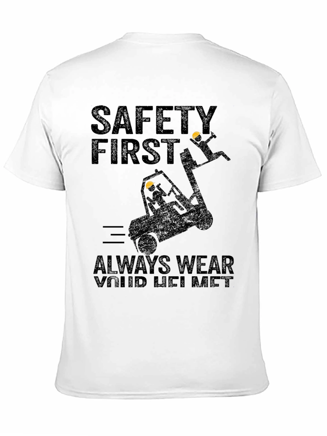 Safety First T-Shirt: Always Wear Your Helmet