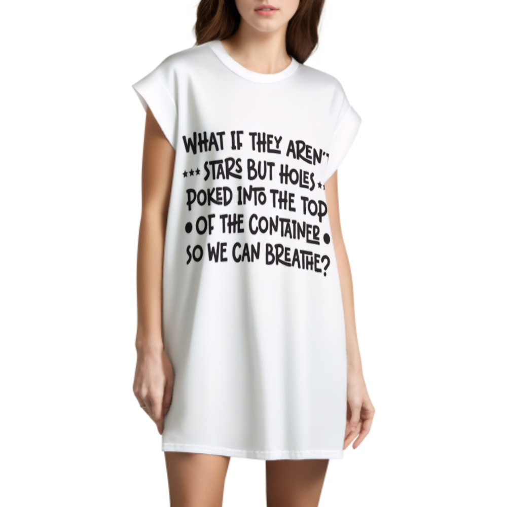 Funny Cosmic Quote Graphic Tee – Weird Thought Aesthetic Minimalist Shirt(z826)